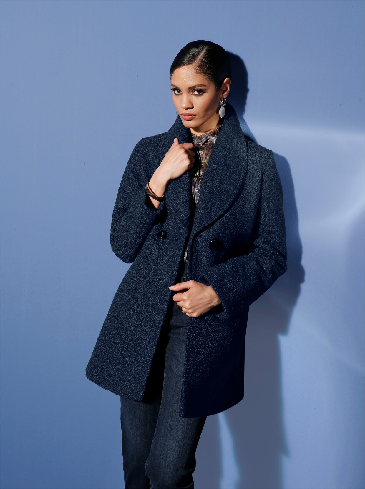 Isabell Schmitt Longjacke - jeansblau