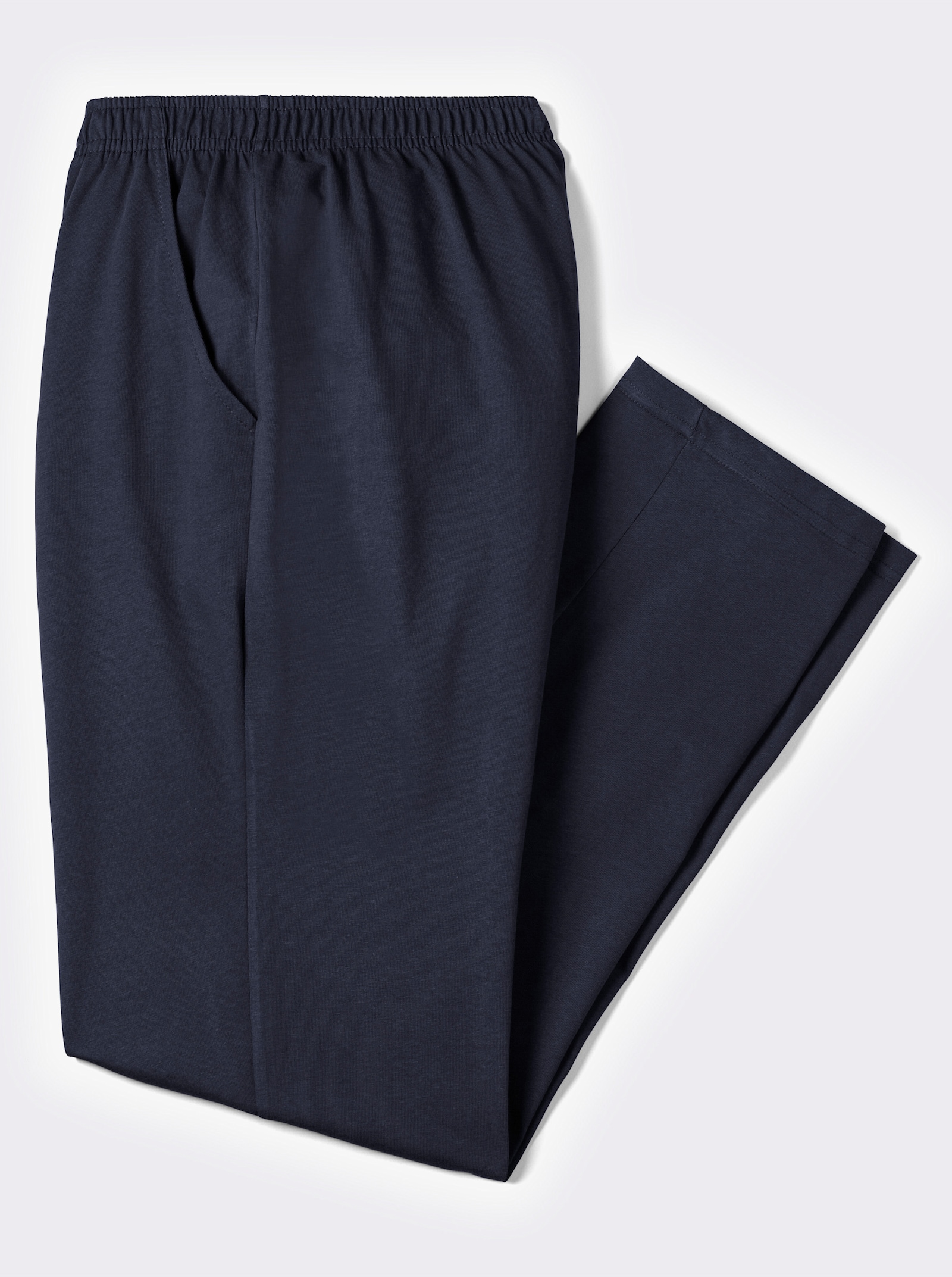 Vrijetijdsbroek met 2 zijzakken - marine