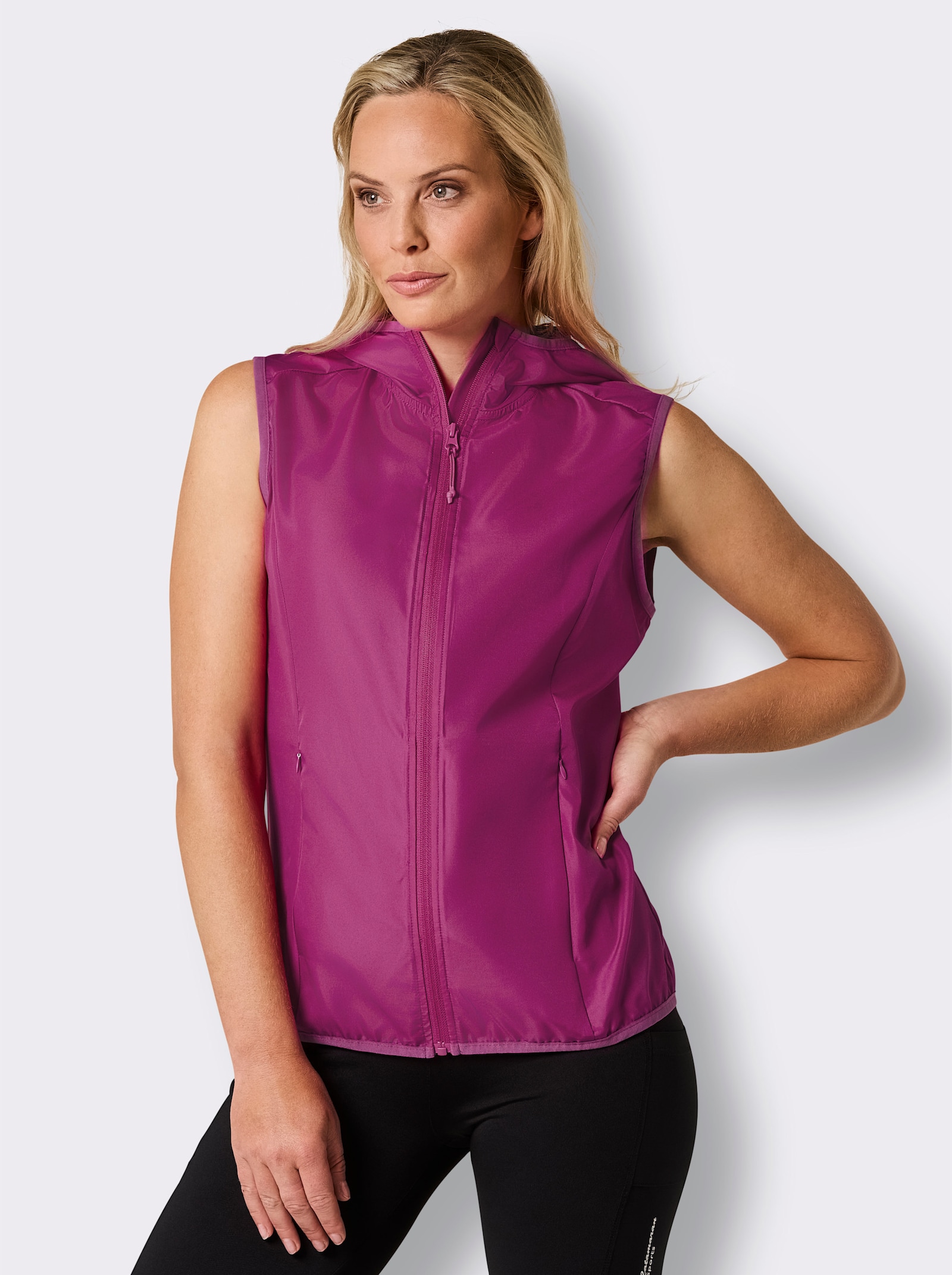 Catamaran Sports Funktionsweste mit Mesheinsatz hinten - magenta
