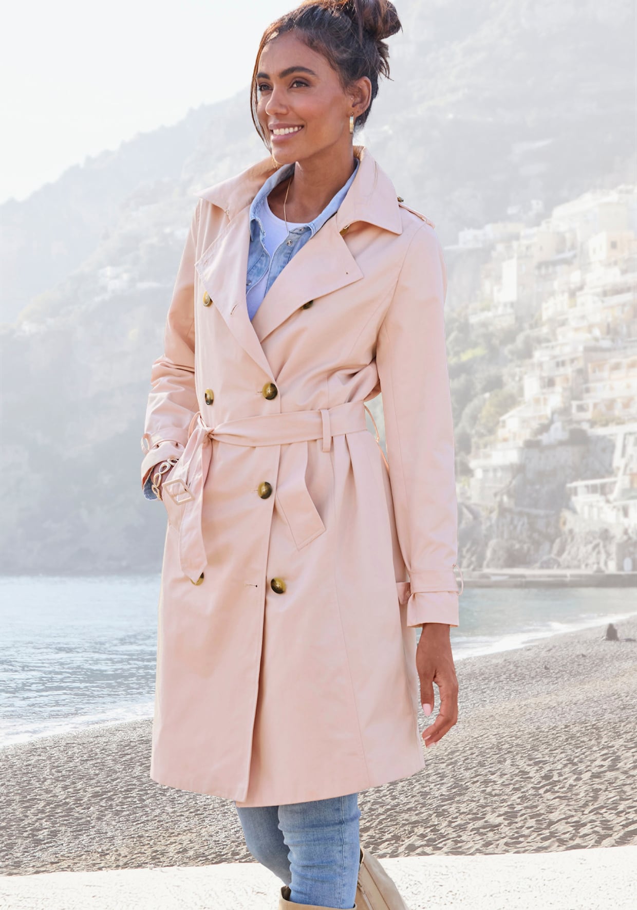 LASCANA Trenchcoat - puderrosa
