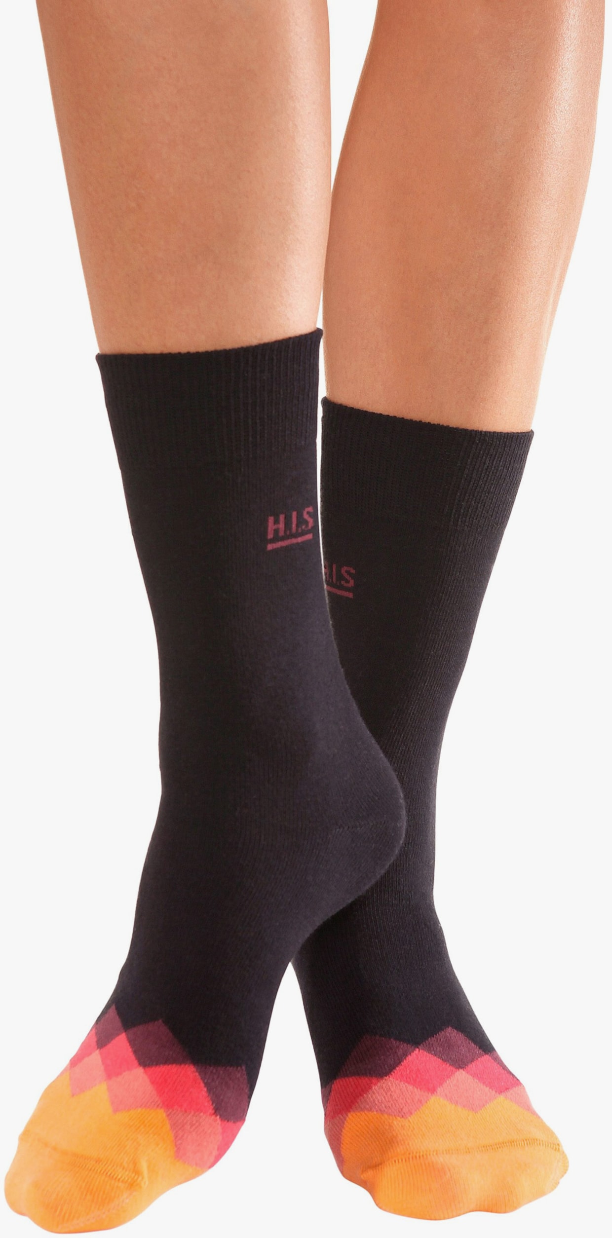 H.I.S Chaussettes - noir