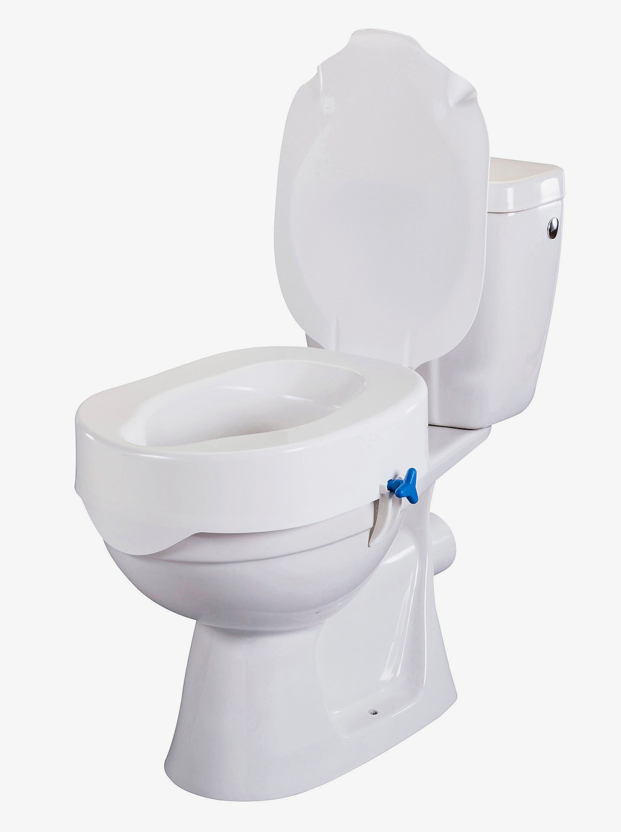 Toiletten-Sitzerhöhung - weiß