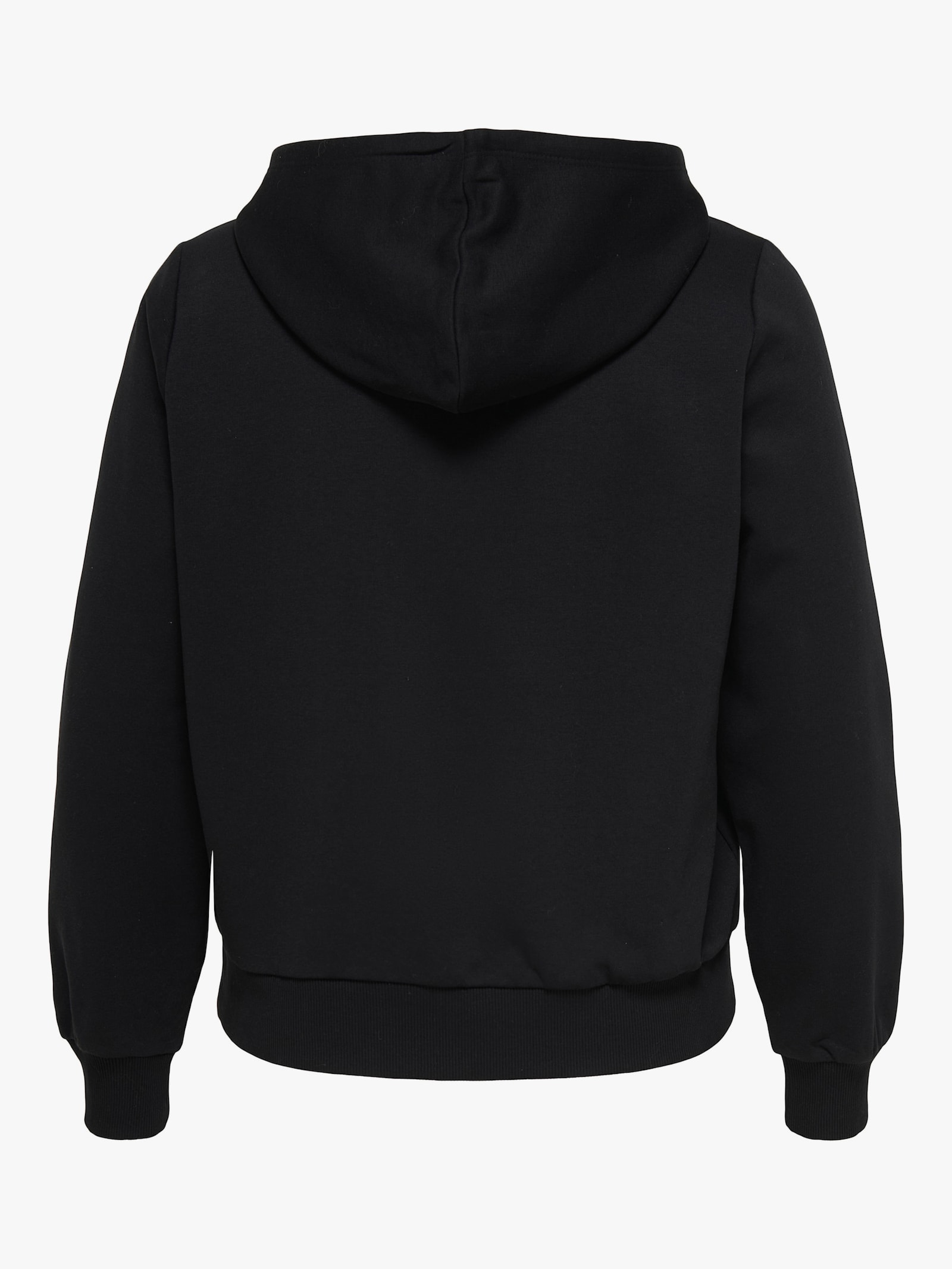 ONLY CARMAKOMA Kapuzensweatshirt - black detail:gold string + heart emb