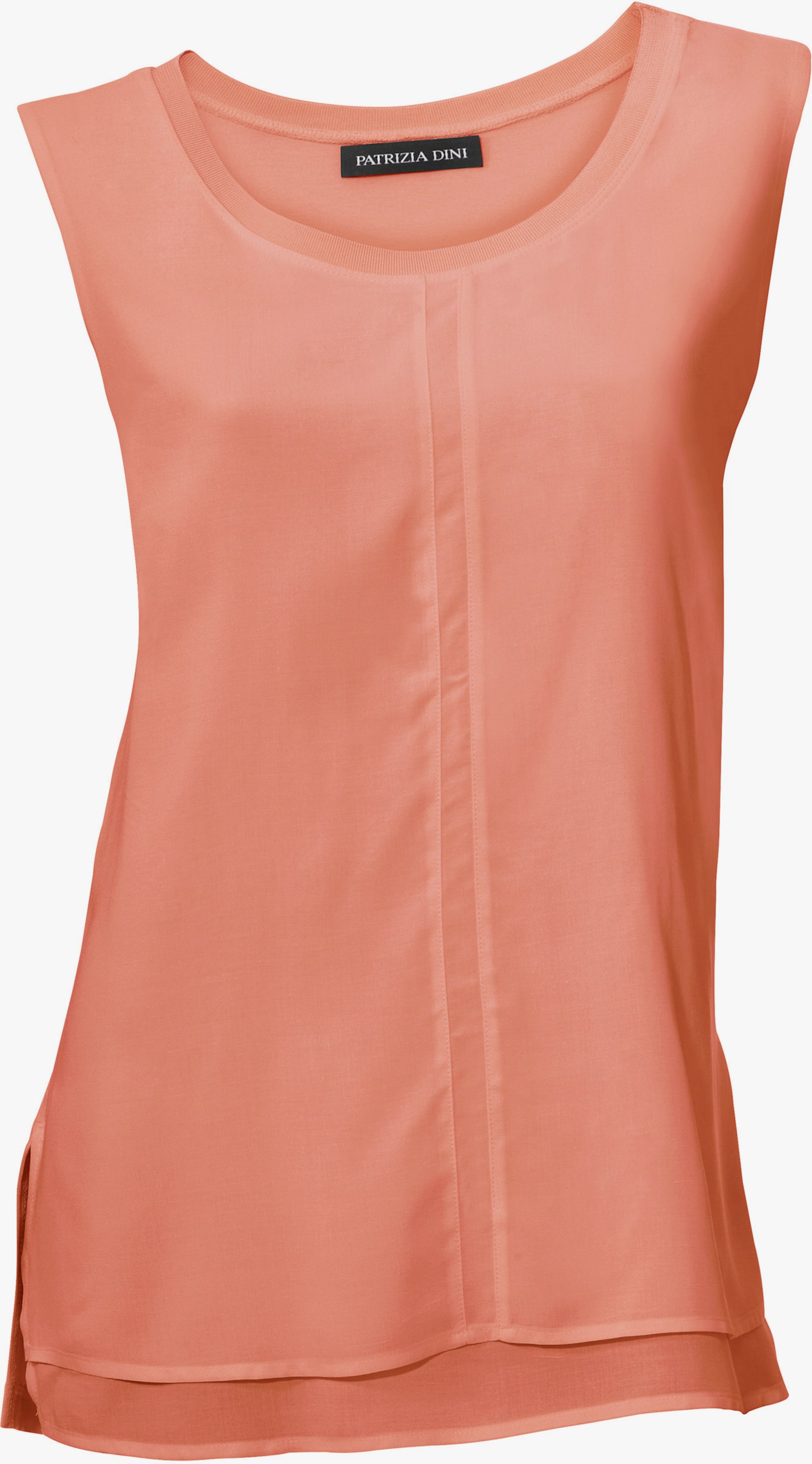 heine Shirttop im Lagen-Look - koralle