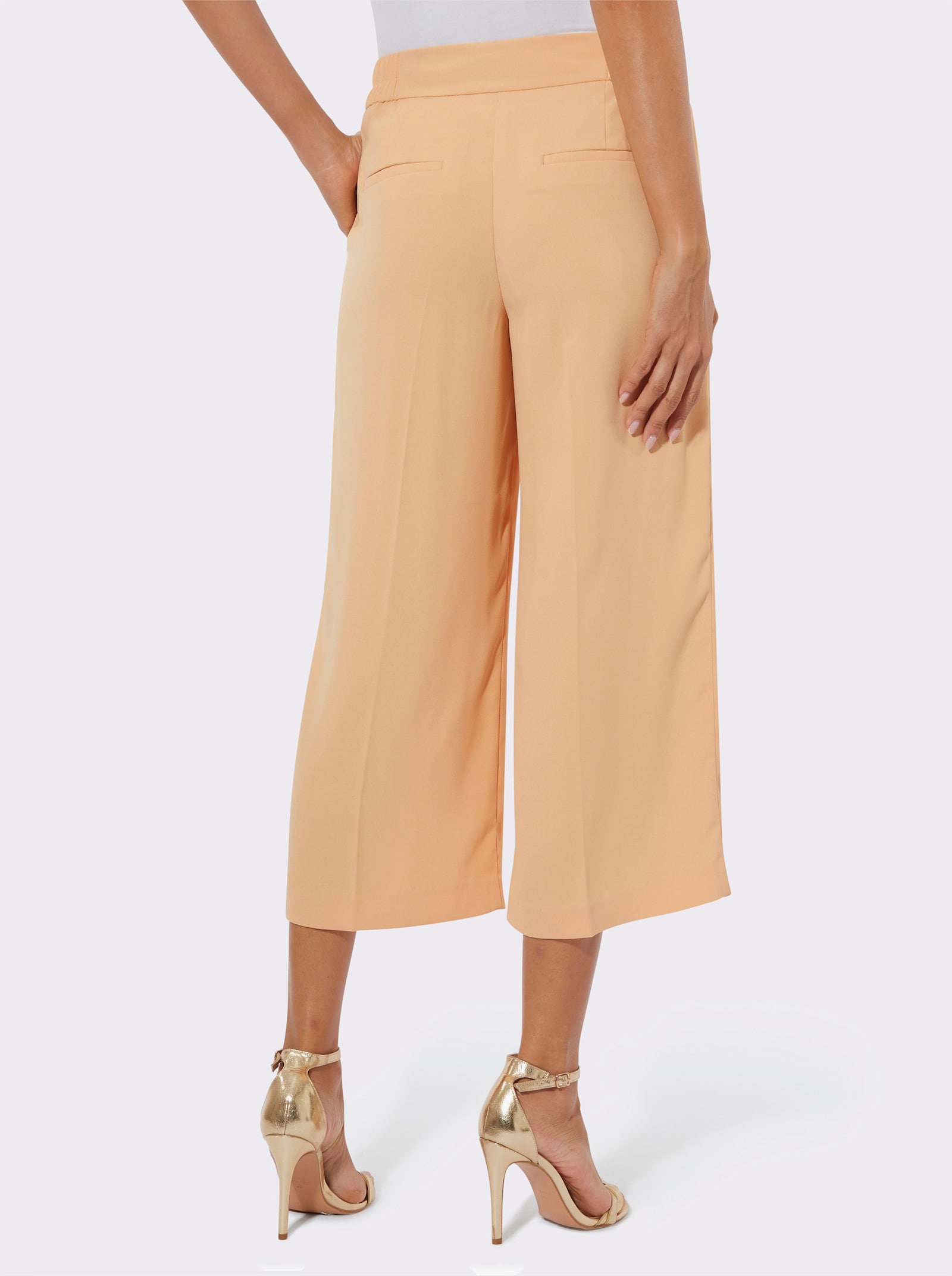 Ascari Hose mit Zierleisten hinten - apricot