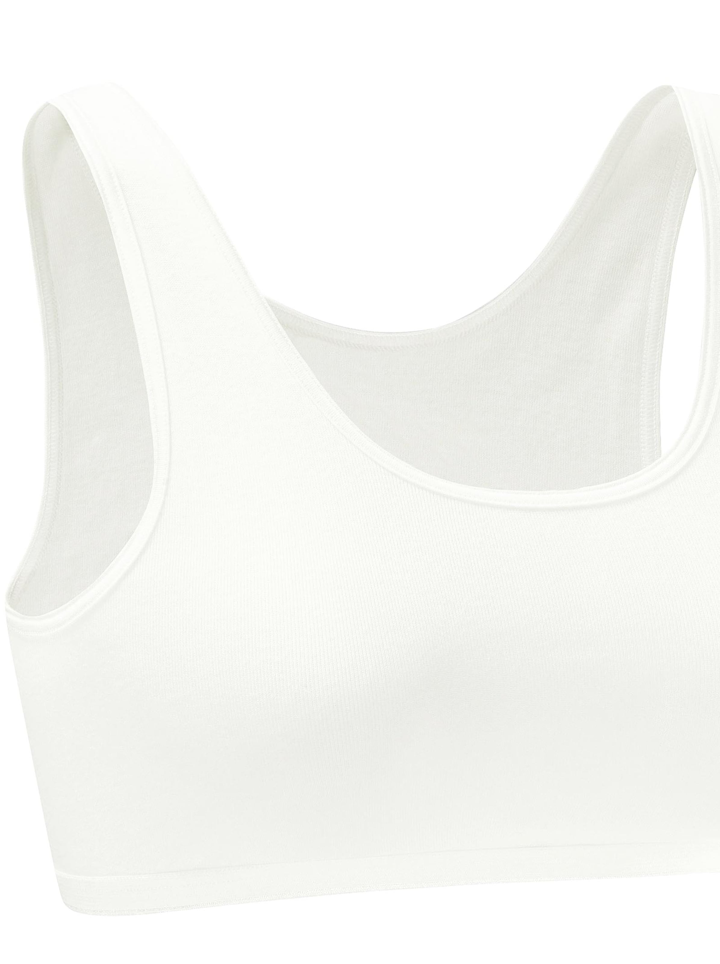 Bustier - 3 Stück weiß