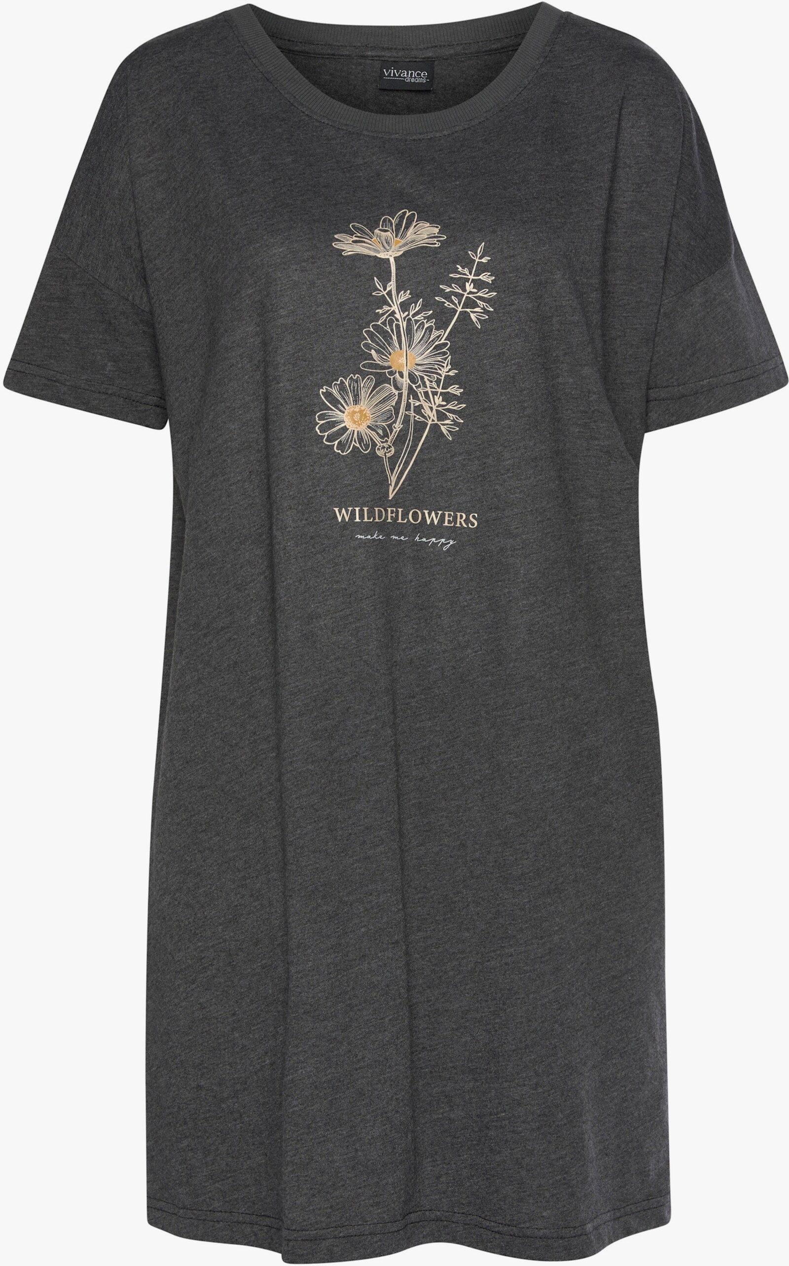 Vivance Dreams Bigshirt - sand + anthrazit