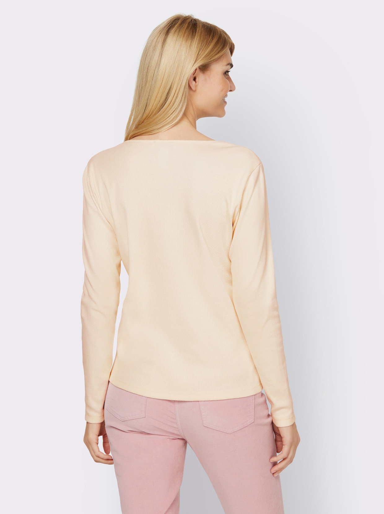heine Geribd shirt - champagne