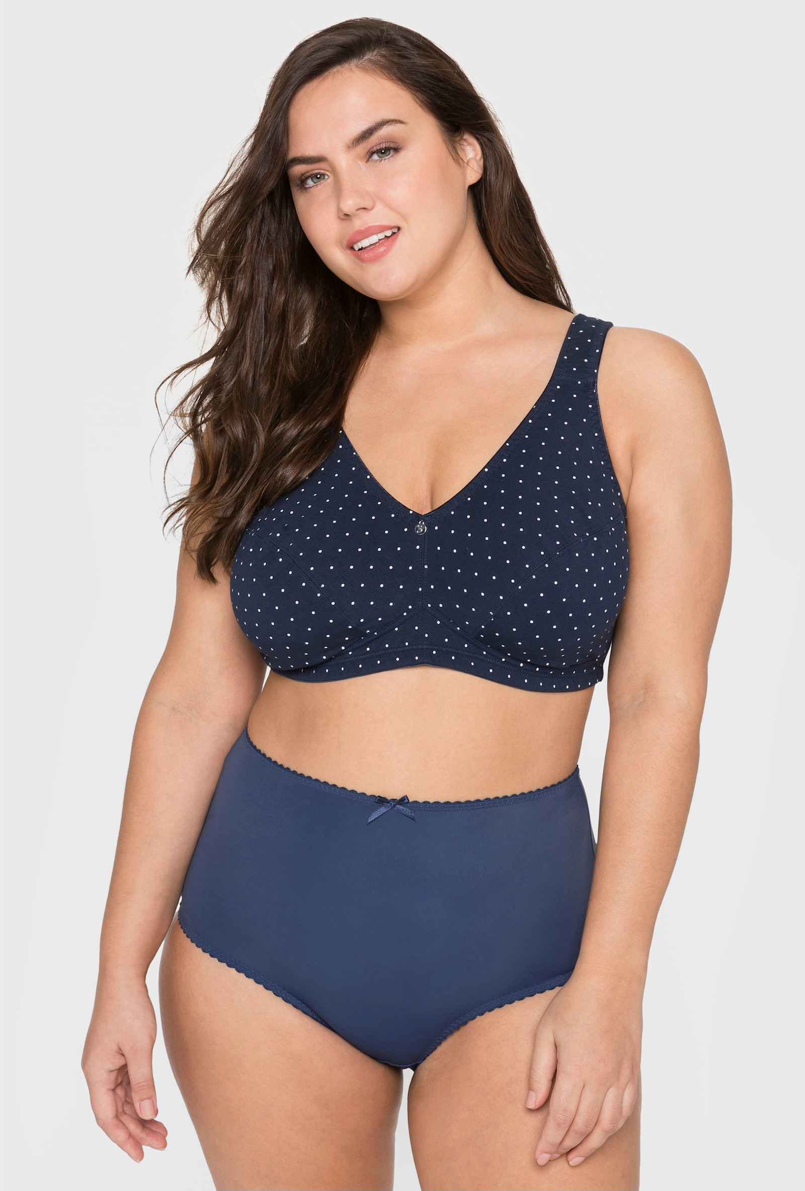 sheego Steunbeha zonder beugel in set van 2 - marine