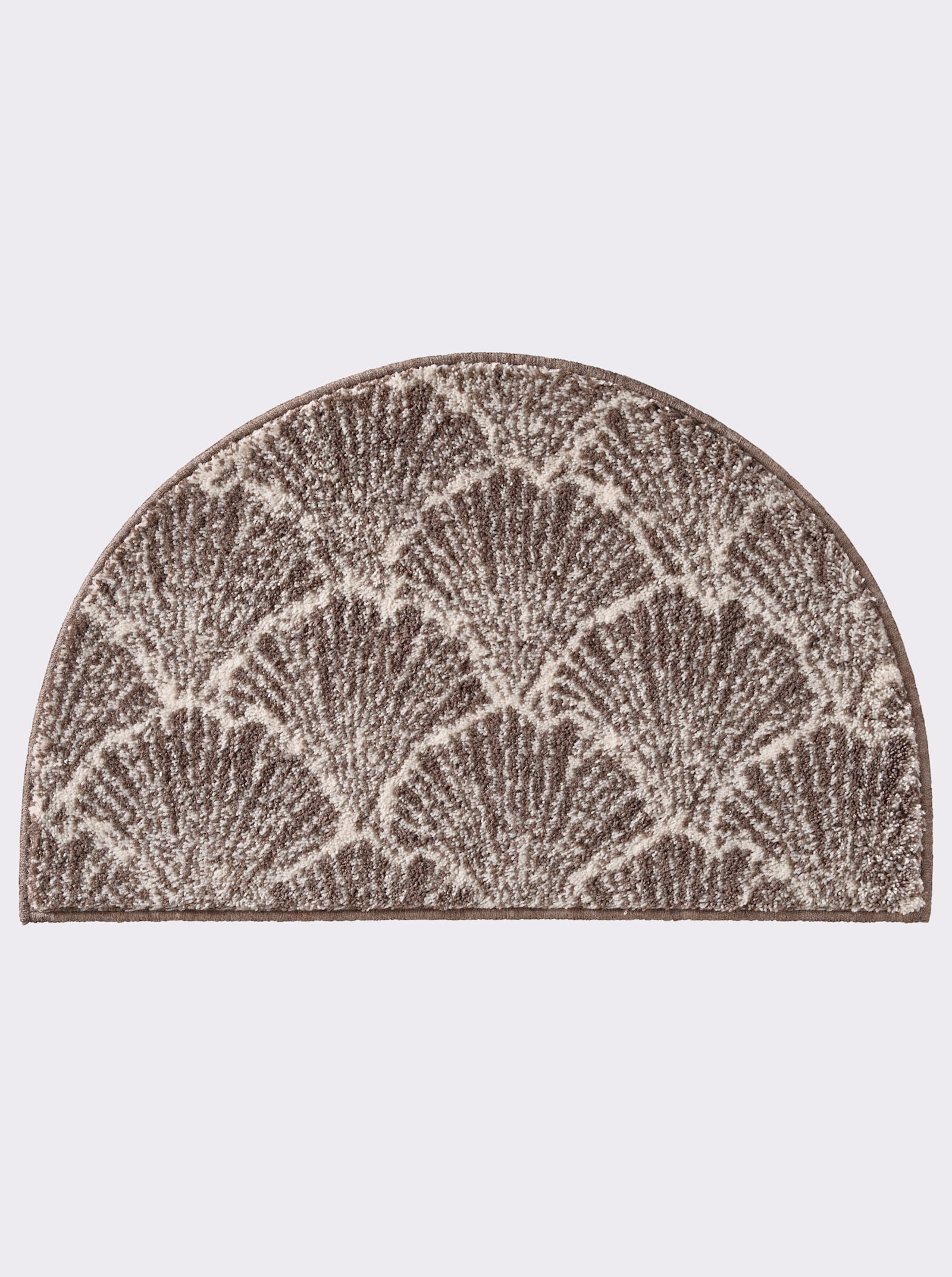 Grund Badeteppich im Muschel-Design - beige-ecru-gemustert