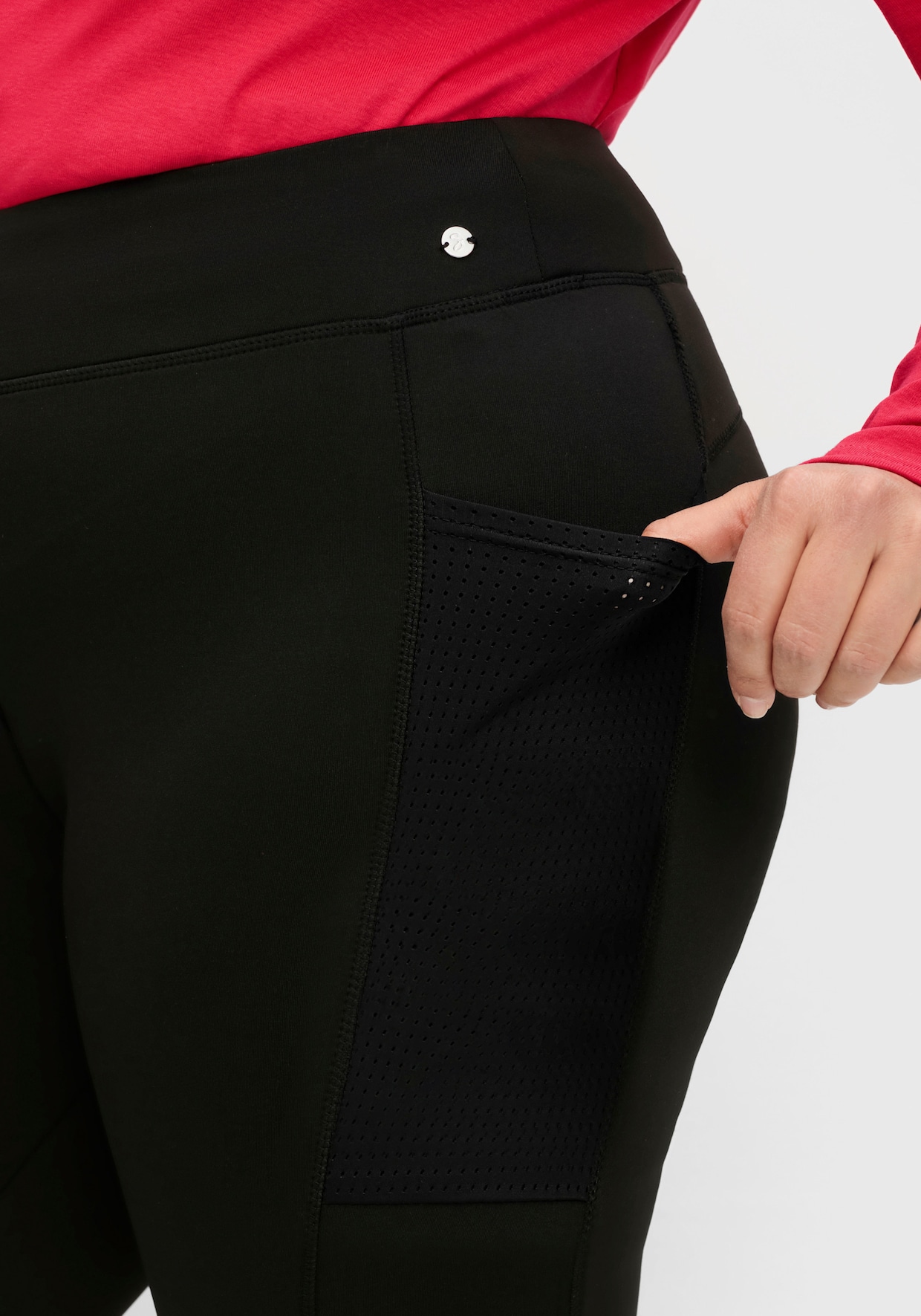 sheego Leggings - schwarz