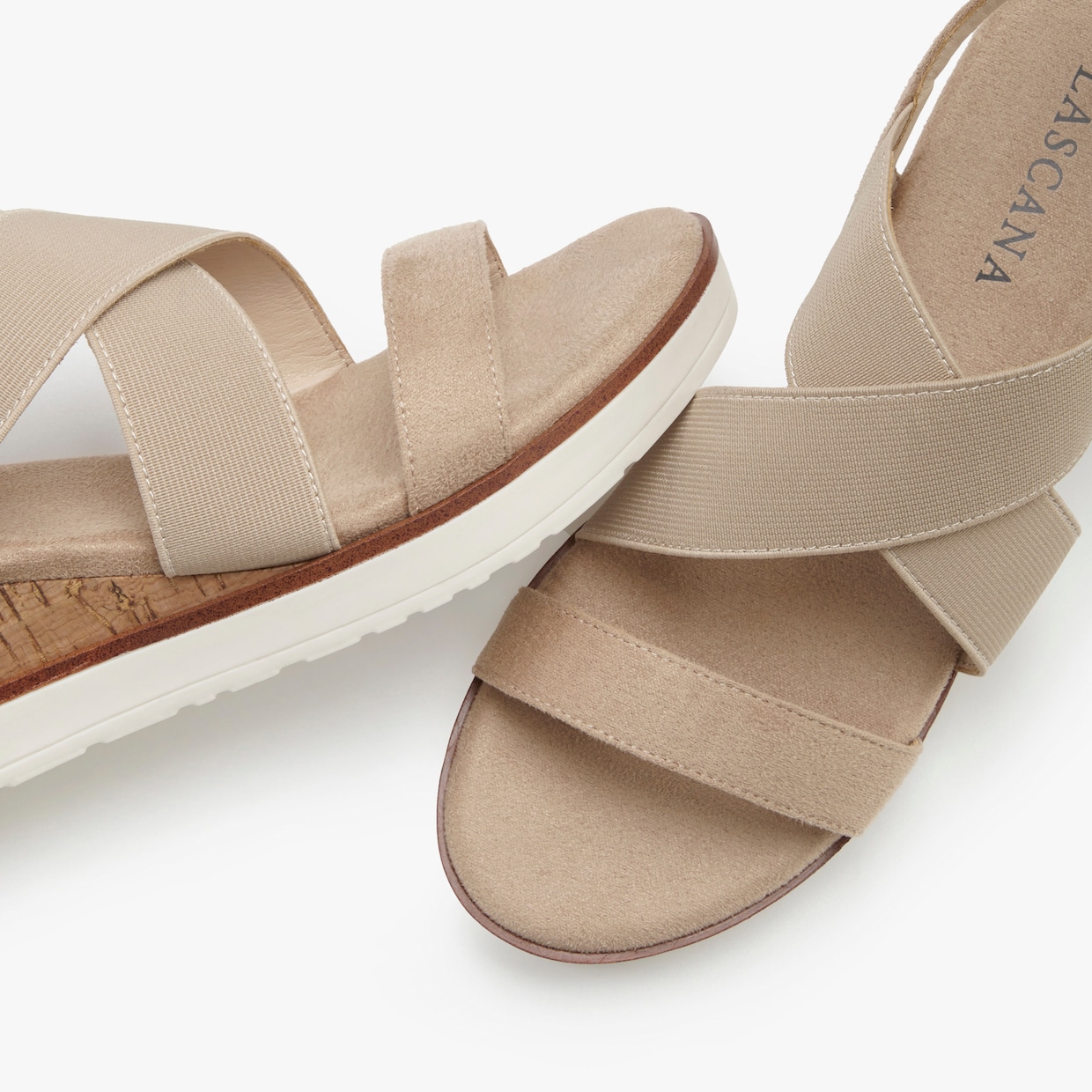 LASCANA Sandalen - beige