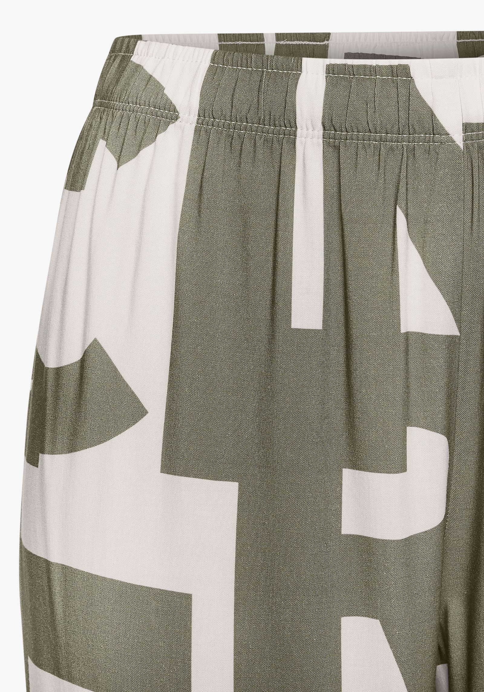 French Connection Bas de pyjama - vert-blanc à motifs