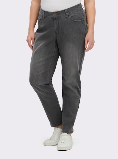 sheego Jeans in schmaler Form - grey denim