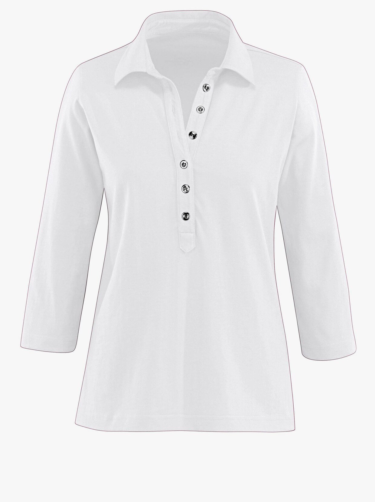 Poloshirt - weiß