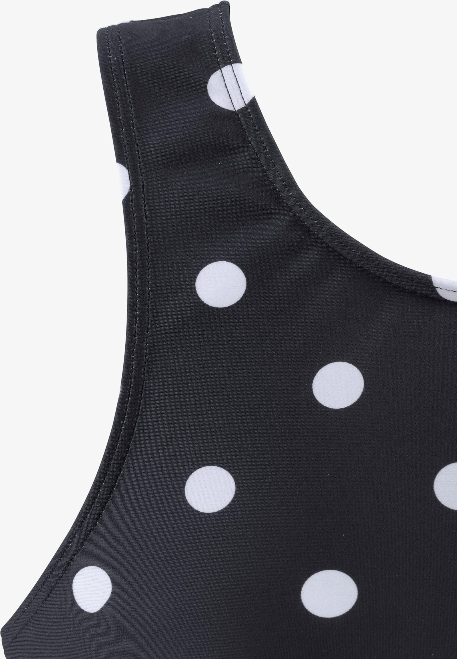 LASCANA Bade-Shirt - schwarz-weiss