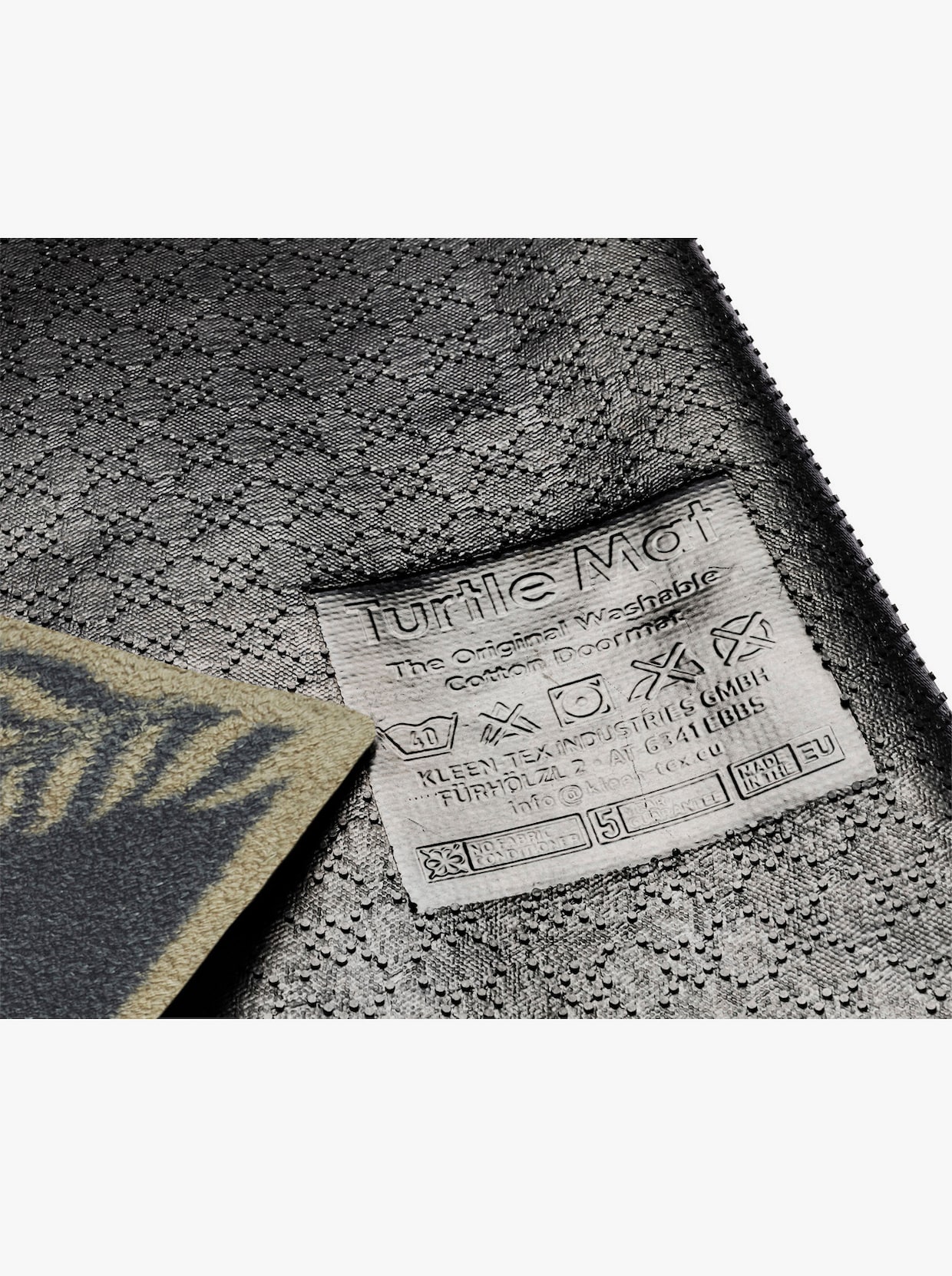 Turtle Mat Fußmatte - anthrazit-taupe