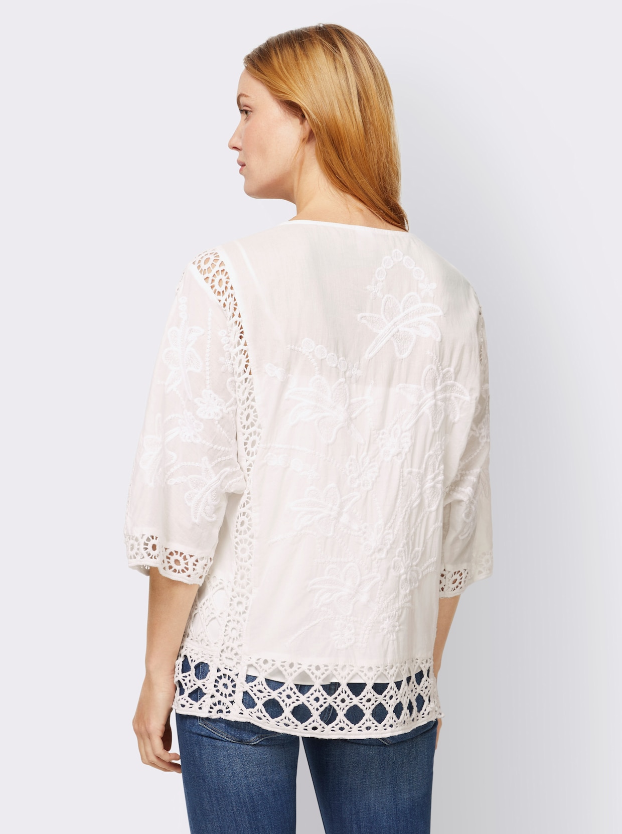 heine Lange blouse - ecru