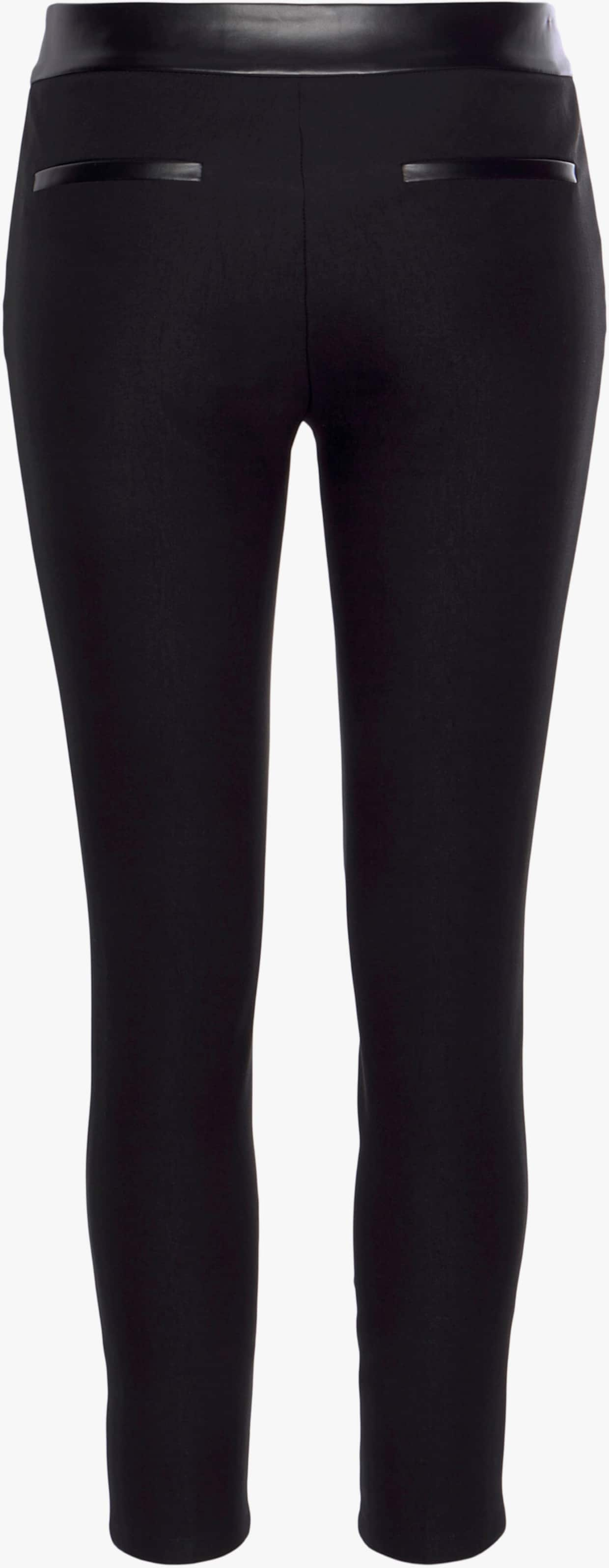 LASCANA pantalon extensible - noir