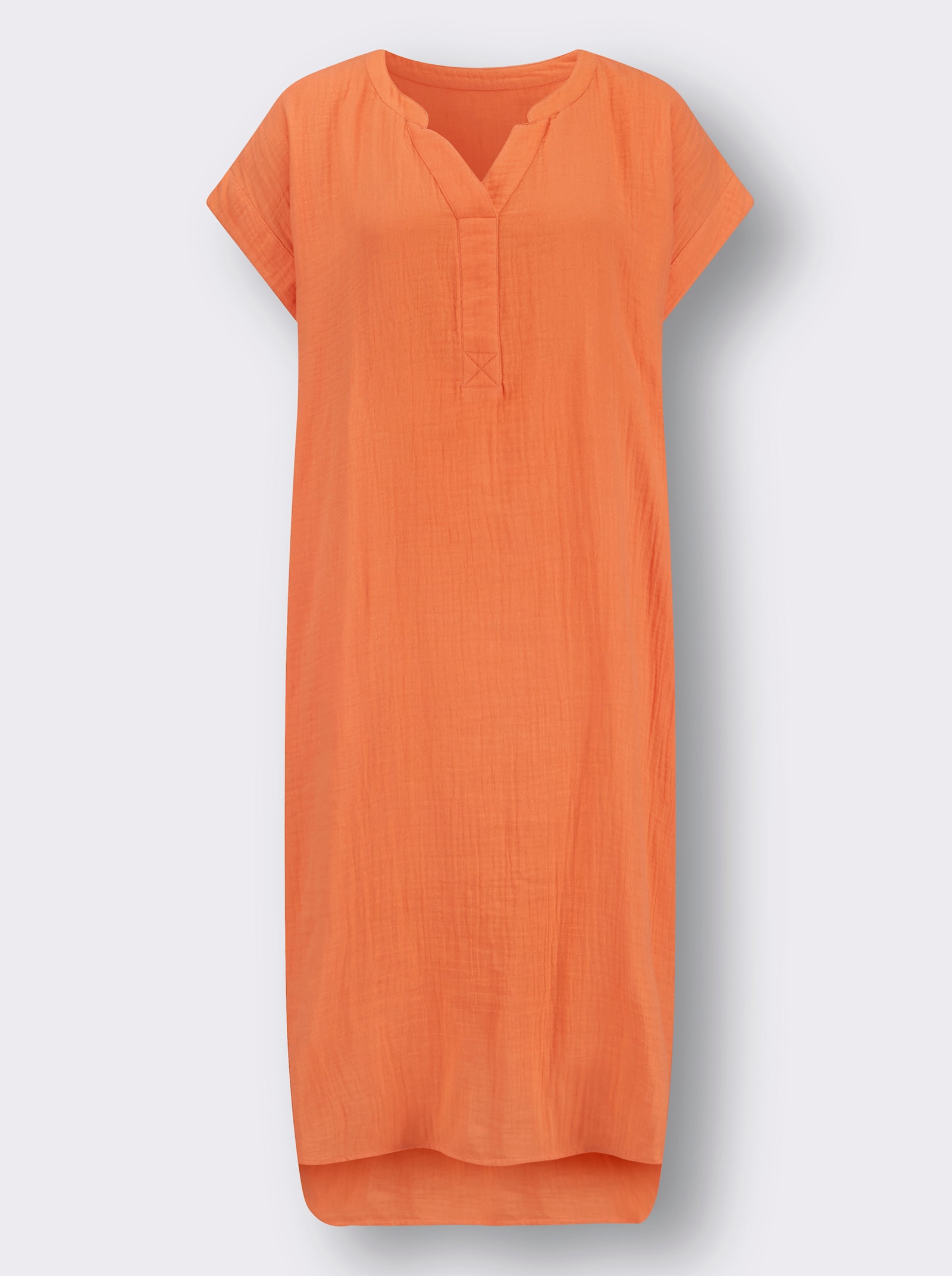 Sommerkleid in Musselin-Qualität - orange