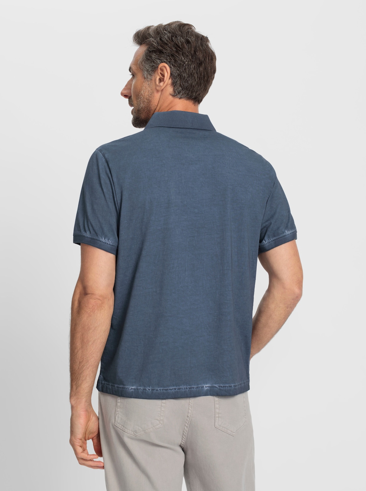 Catamaran Shirt met korte mouwen - rookblauw