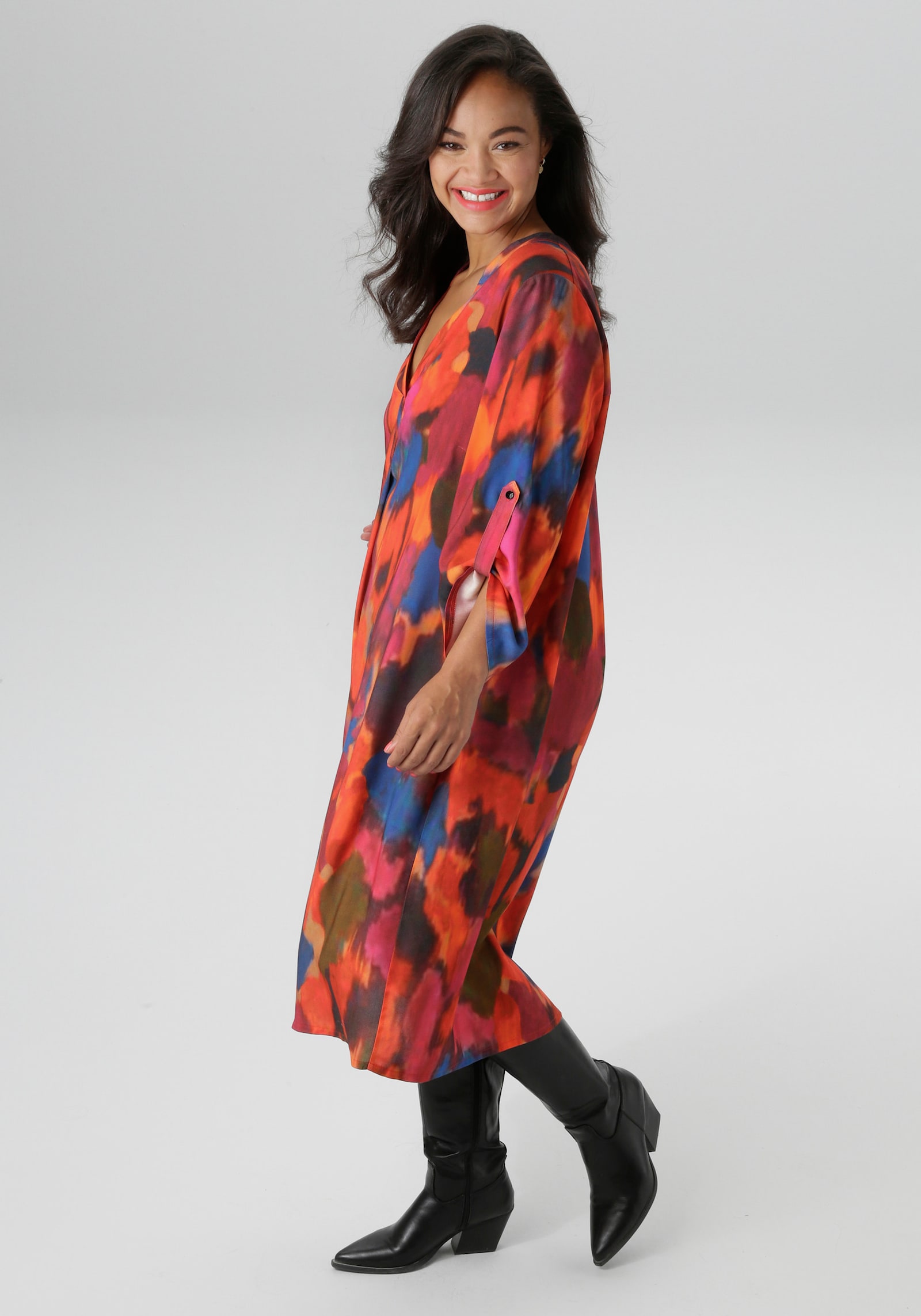 Aniston PLUS Druckkleid - bunt