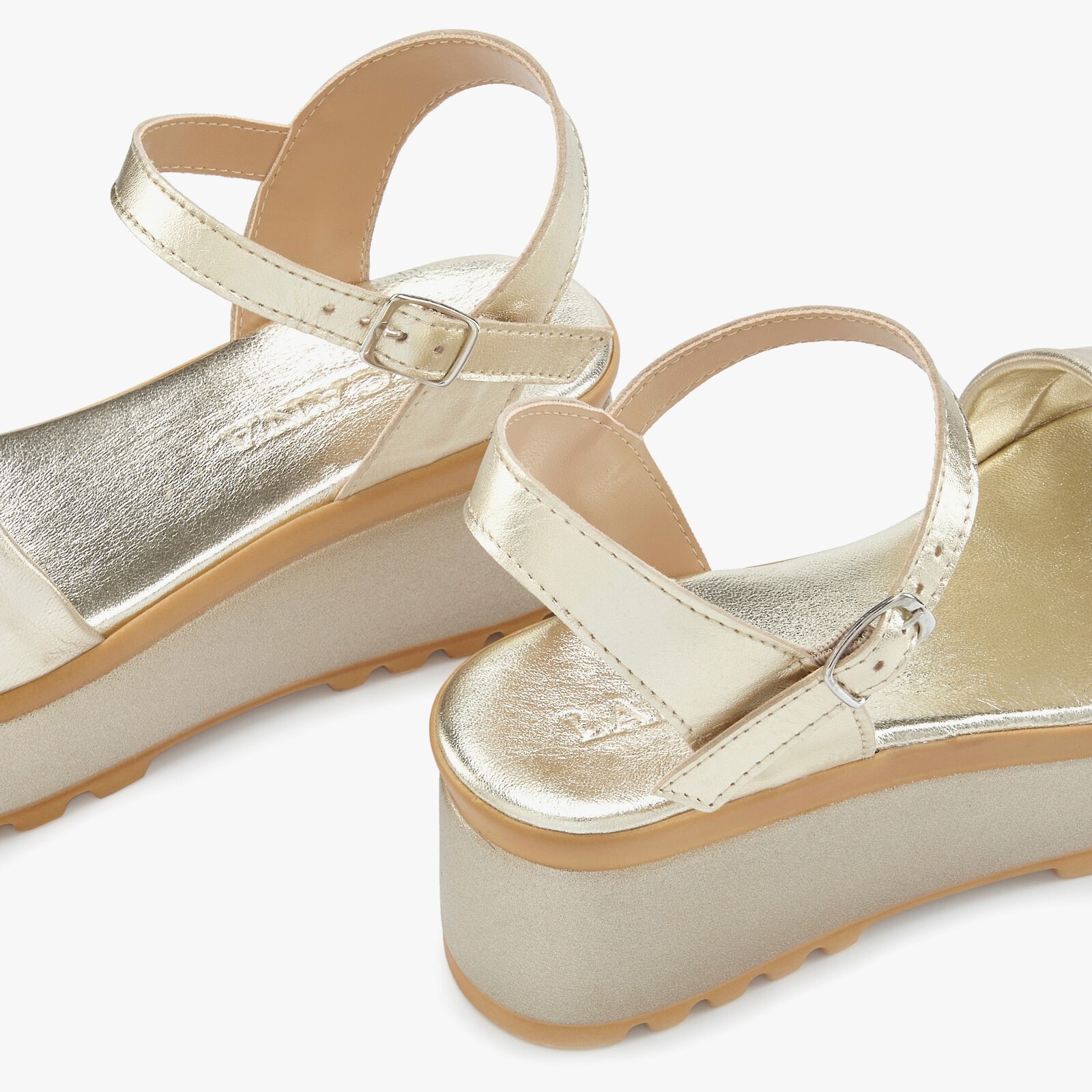 LASCANA Sandalette - goldfarben