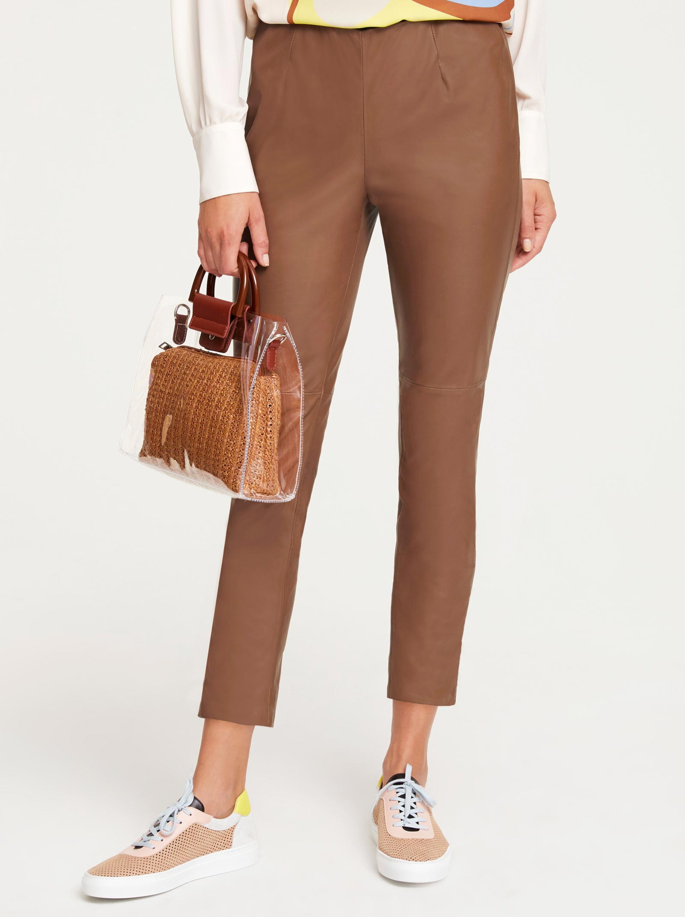 Leren legging