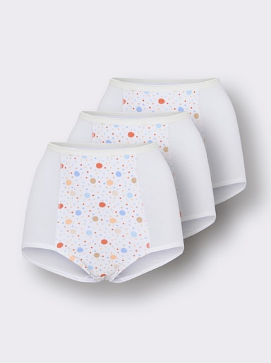 wäschepur Formslip - weiß-bedruckt