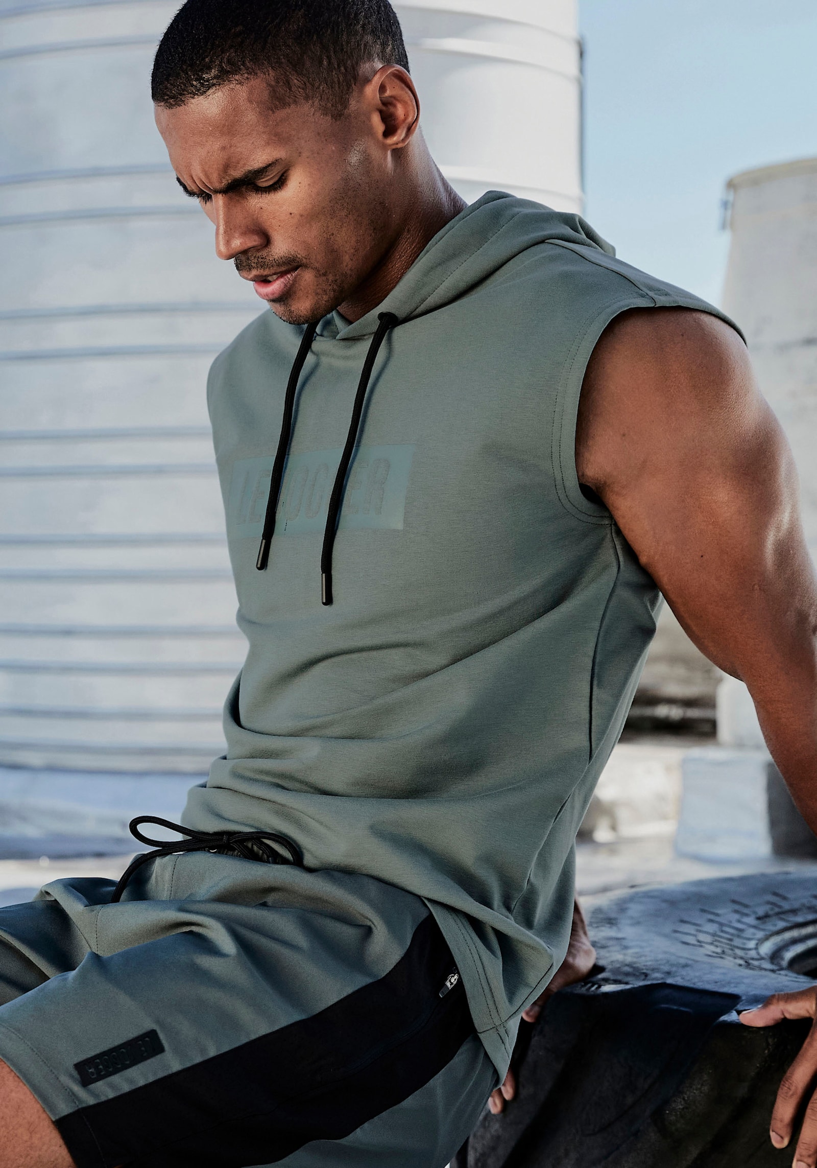 le jogger Kapuzenpullover - grün