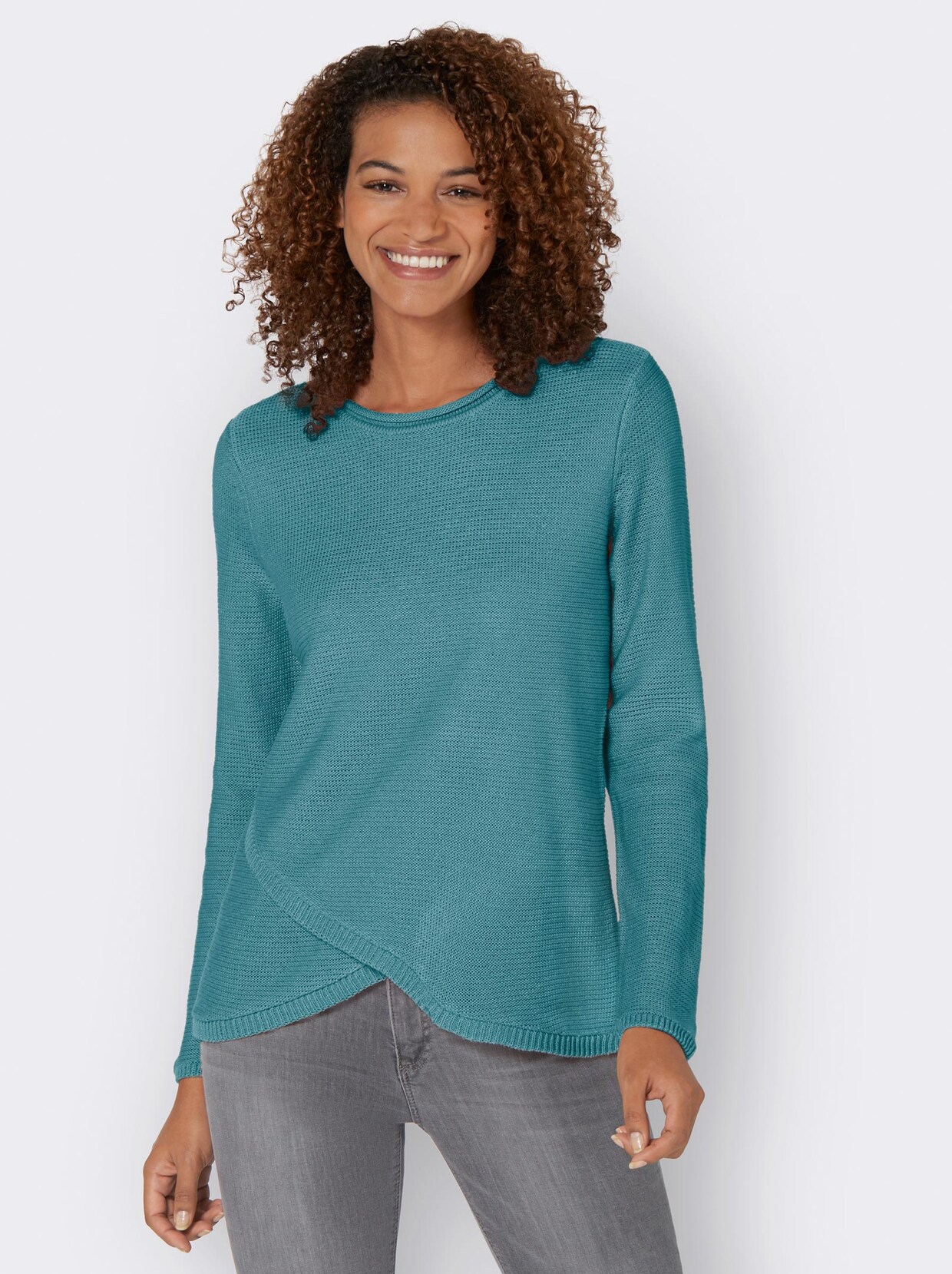 Pullover met lange mouwen - winterturquoise