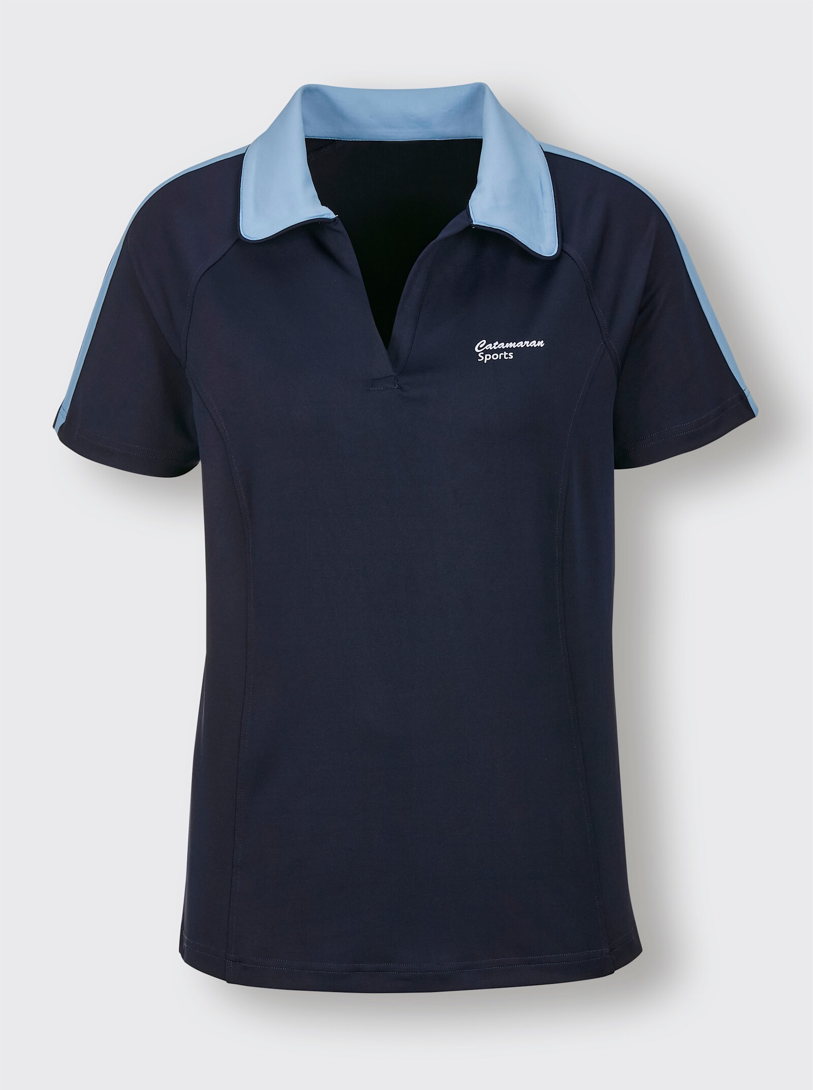 Catamaran Sports Funktionsshirt in Stretch-Qualität - marine