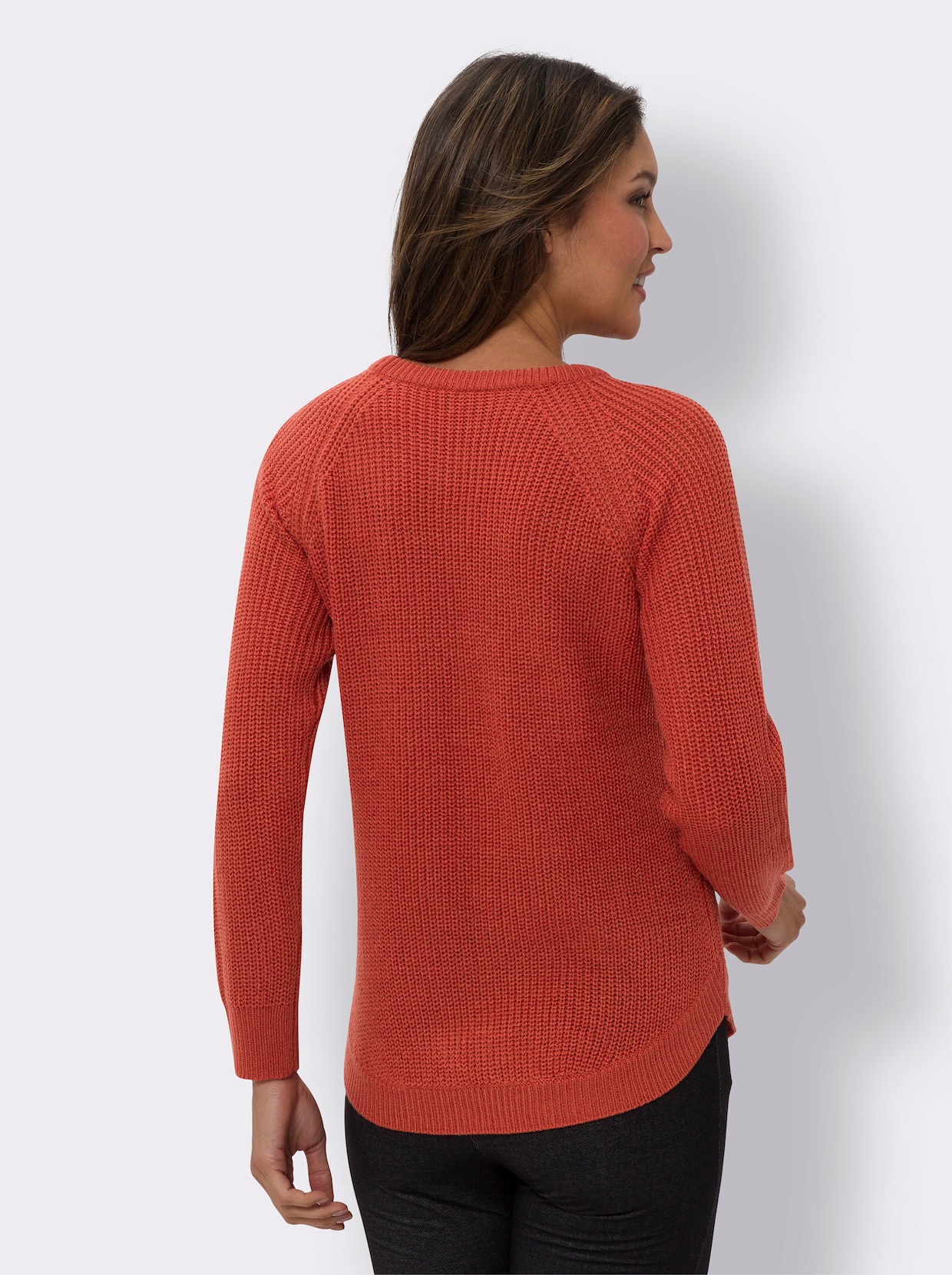 Pullover met ronde hals - terra