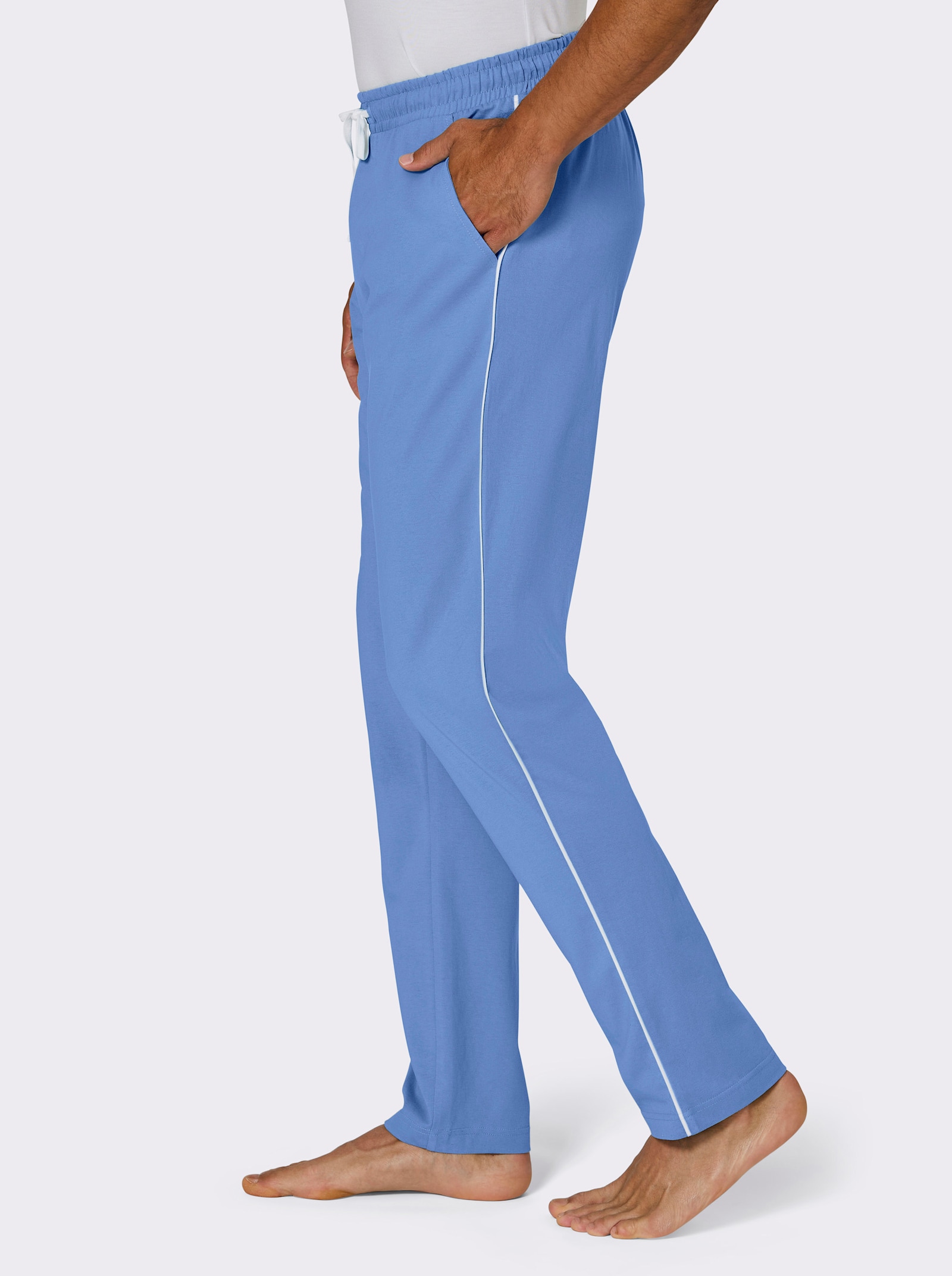 wäschepur men Hose lang - mittelblau