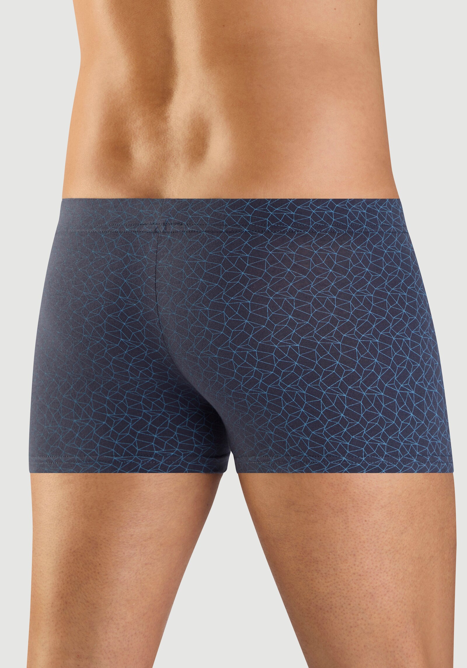 H.I.S Boxer - blau/navy/hellblau/navy-blau-gestreift/navy-blau-bedruckt