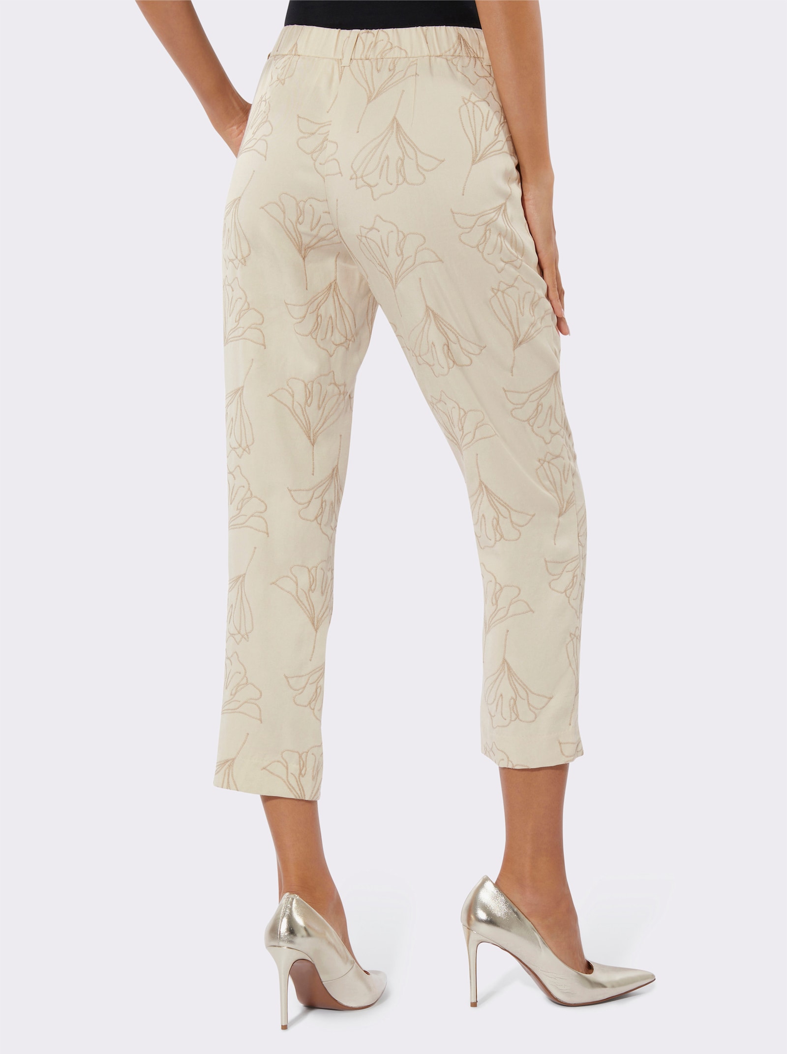 7/8-Hose mit rückwärtigem Dehnbund - sand