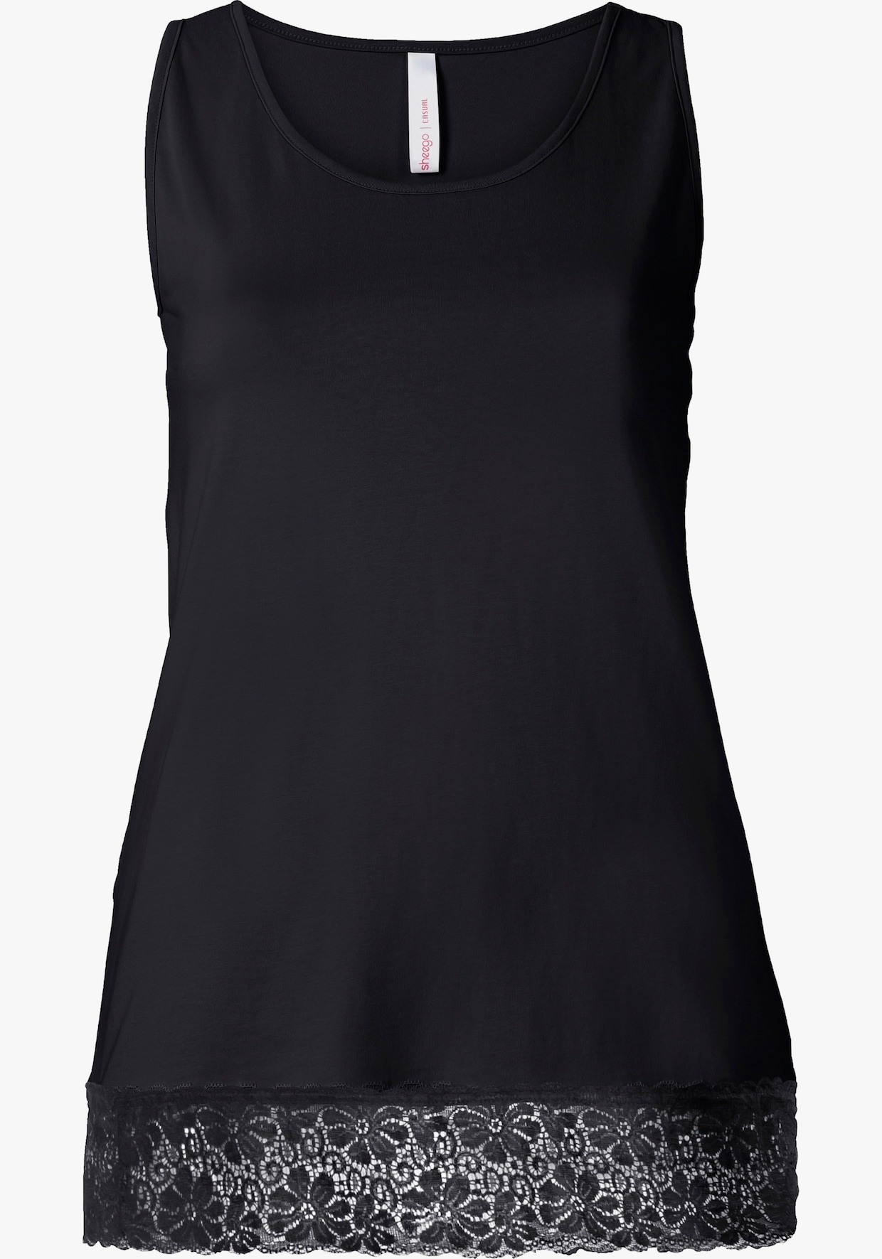 sheego Tanktop - zwart