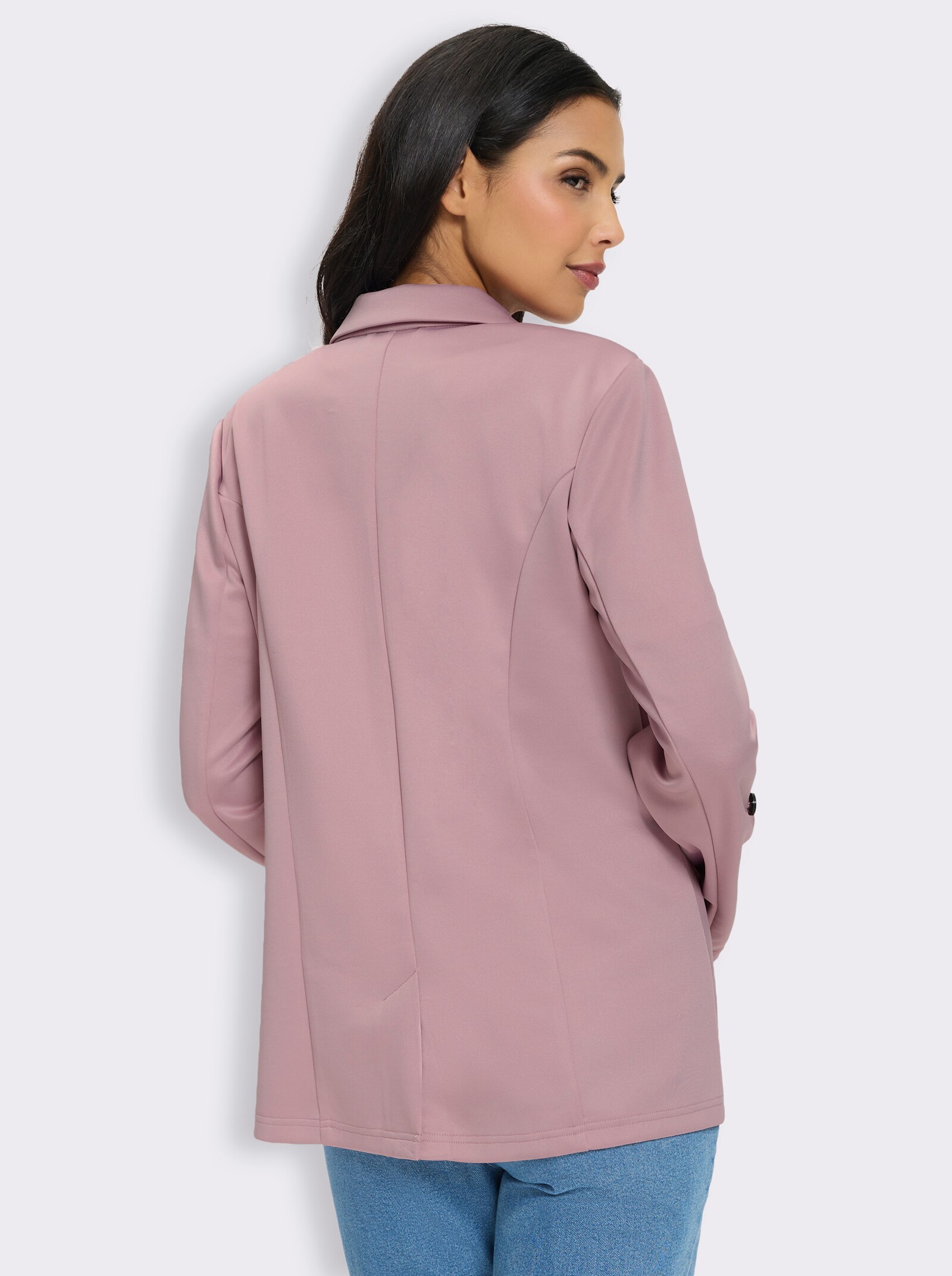 Jerseyblazer in Interlock-Qualität - mauve
