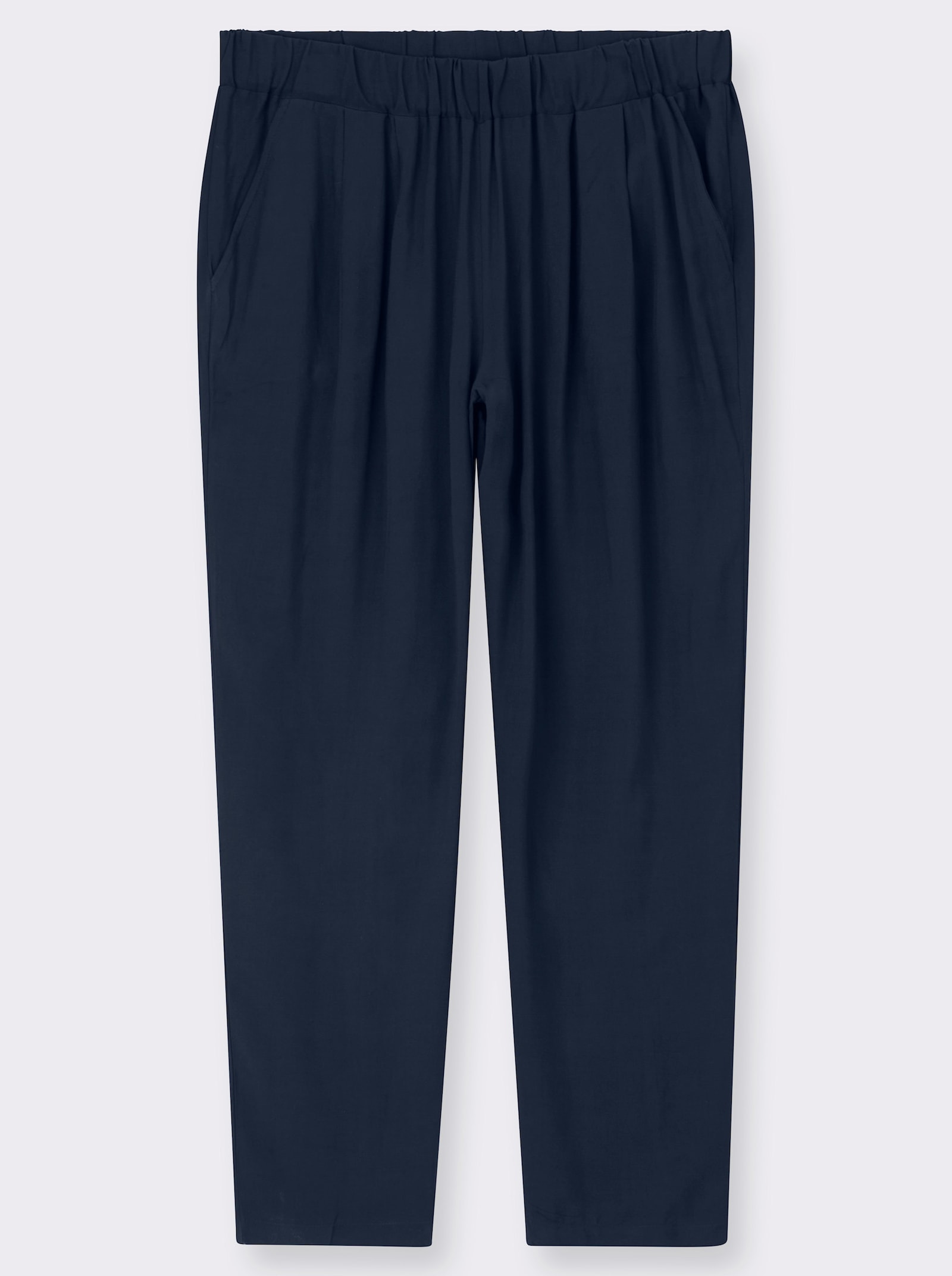 Schlupfhose mit Rundum-Dehnbund - marine
