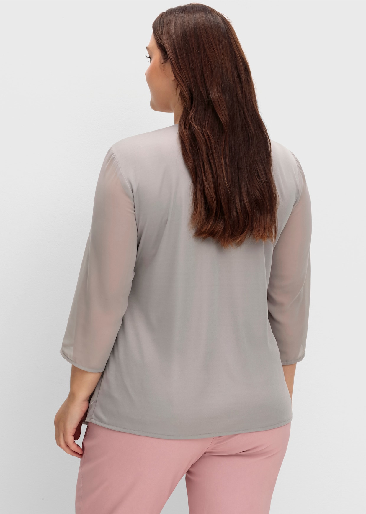 2-in-1-Shirt - grau