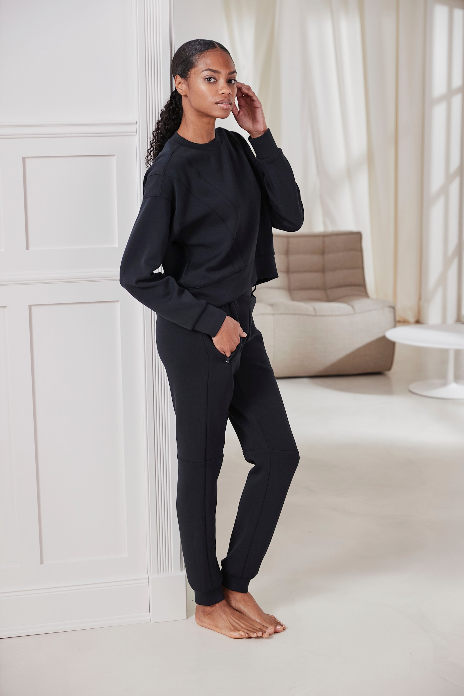 French Connection Sweathose - schwarz