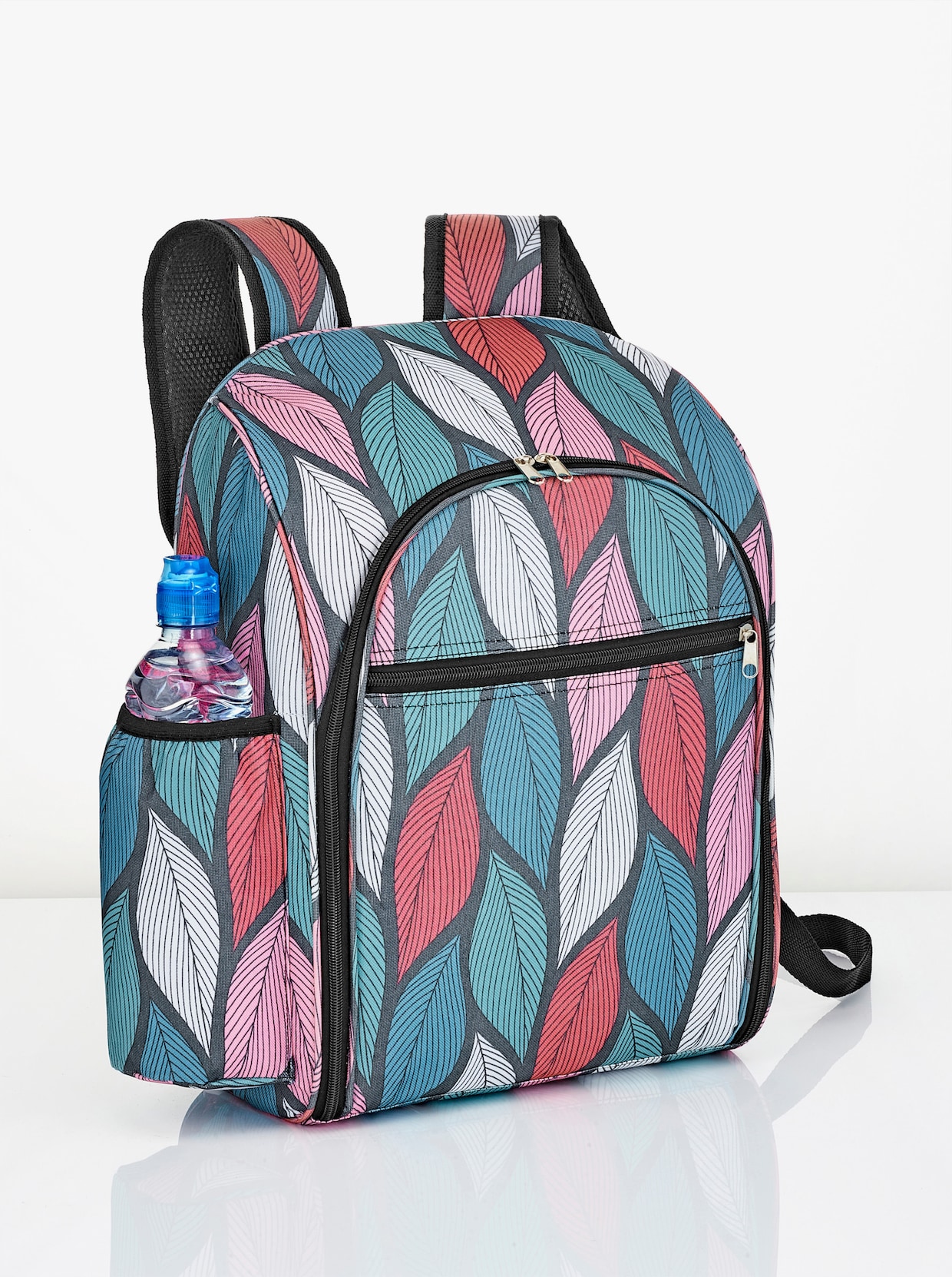 Kühlrucksack+Flaschentasche - bleu