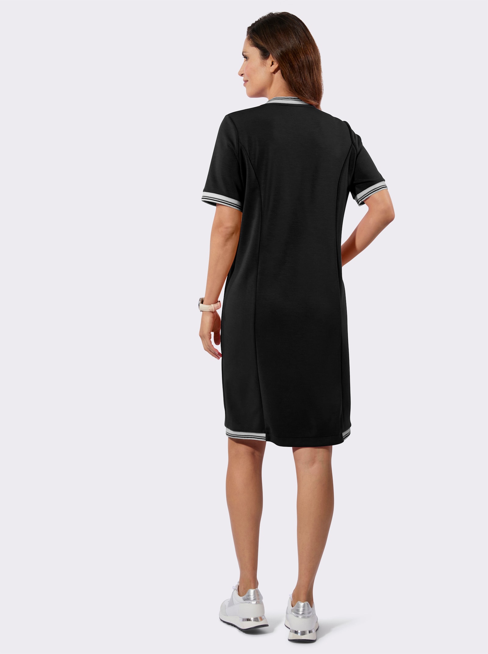 Sweatkleid in Super-Soft-Qualität - schwarz