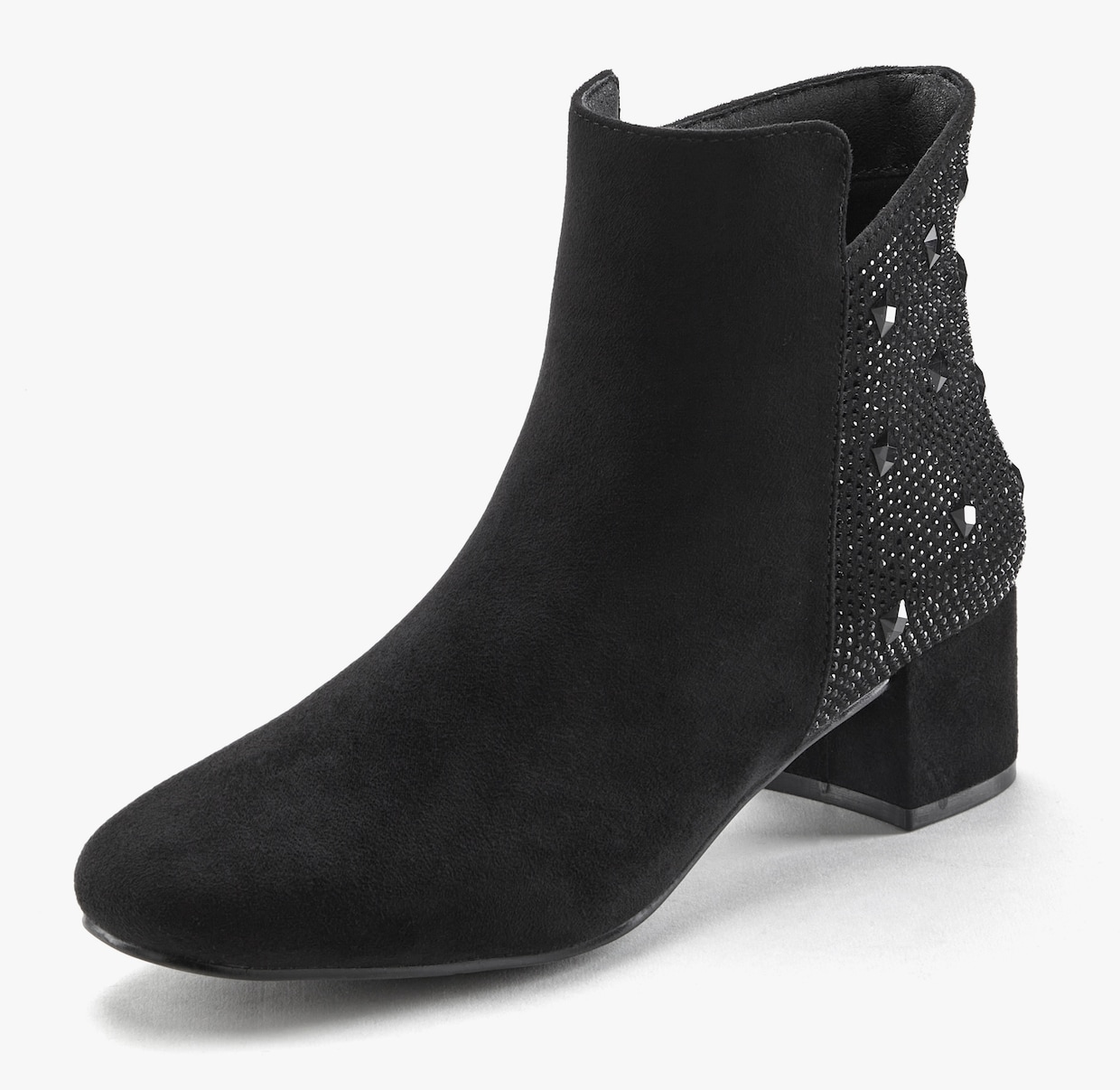 LASCANA Stiefelette - schwarz/glitzer