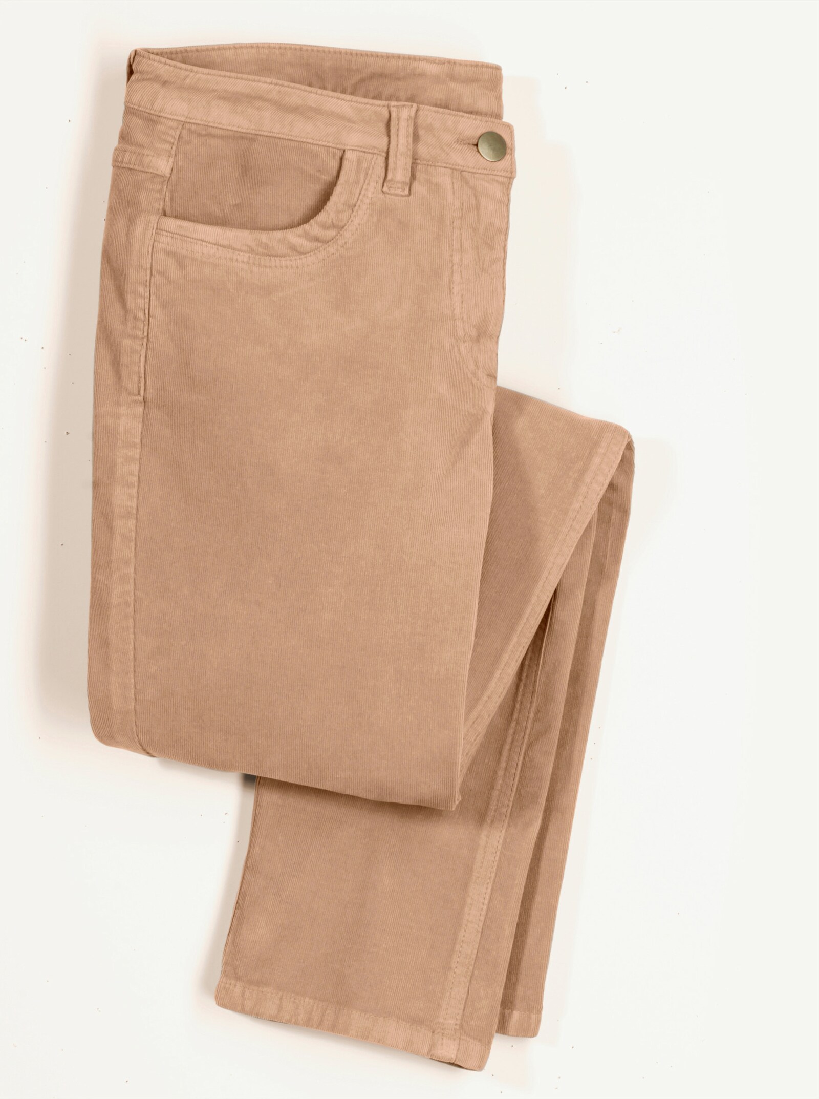Cordhose in Stretch-Qualität - camel