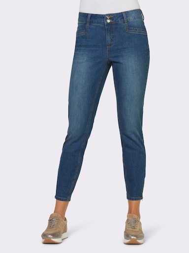 heine Pantalon - bleu blanchi