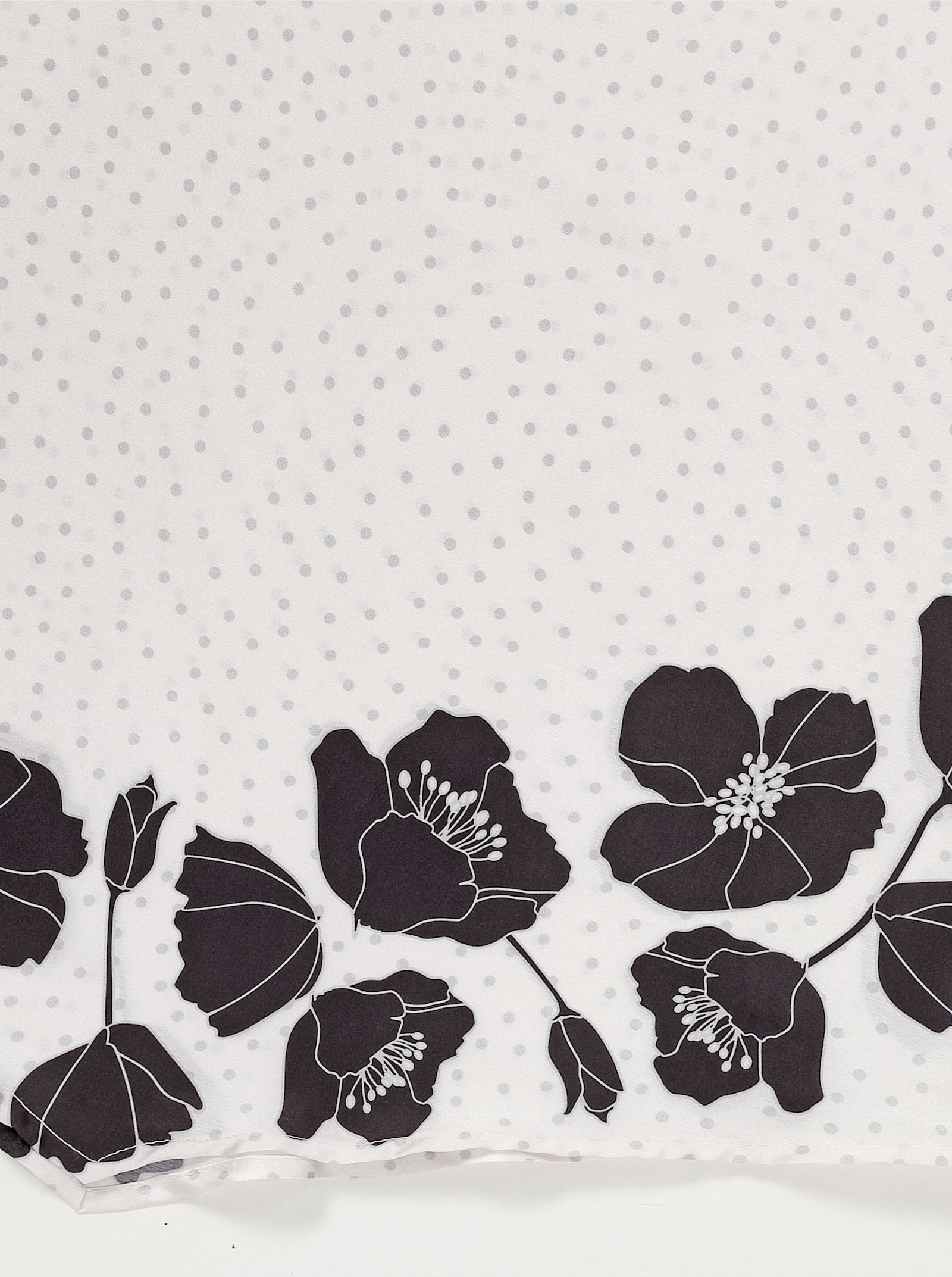 Tunika im Lagen-Look - champagner-schwarz-bedruckt