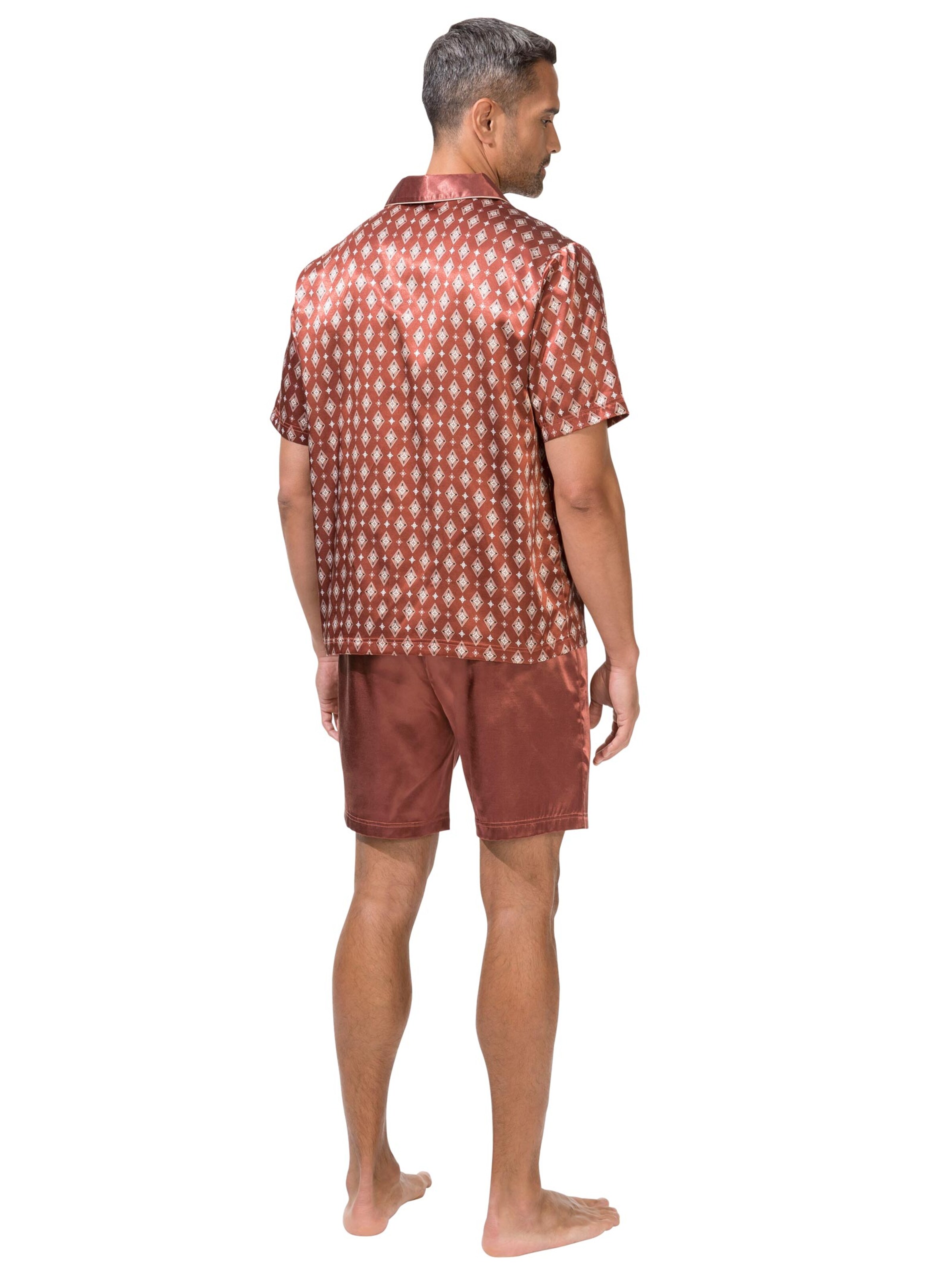 KINGsCLUB Shorty - zimt-bedruckt