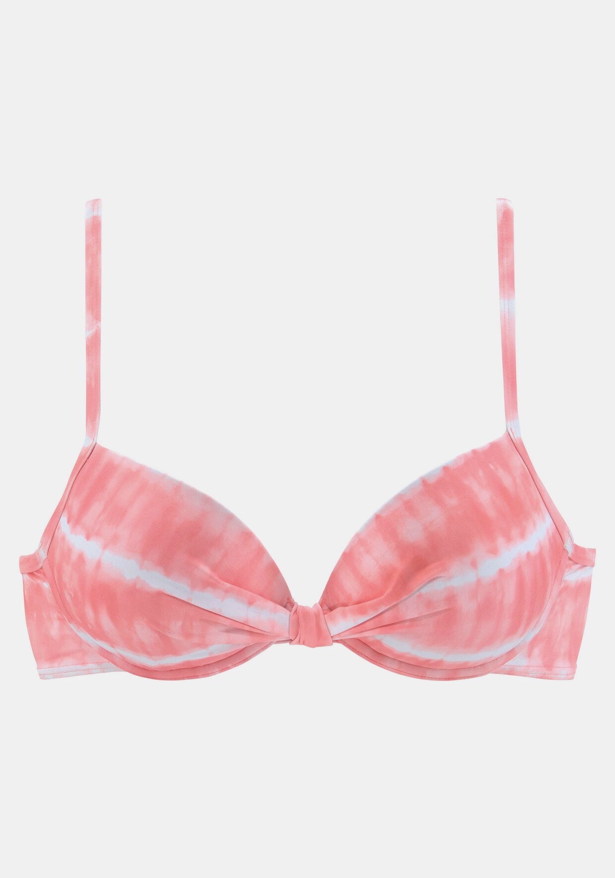 s.Oliver Bügel-Bikini-Top - lobster-weiss