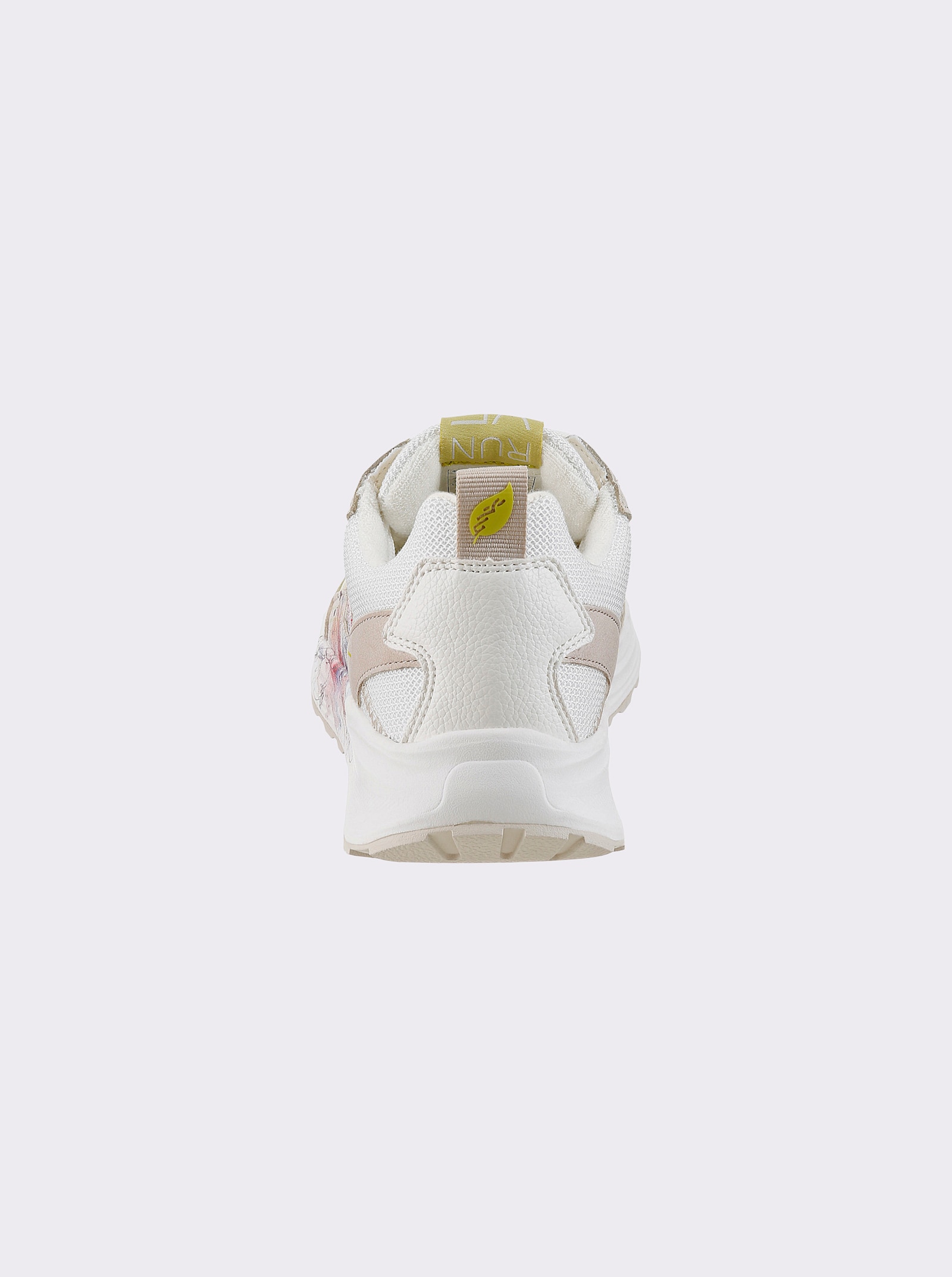 Waldläufer Sneaker mit floralem Print, von Waldläufer - weiß